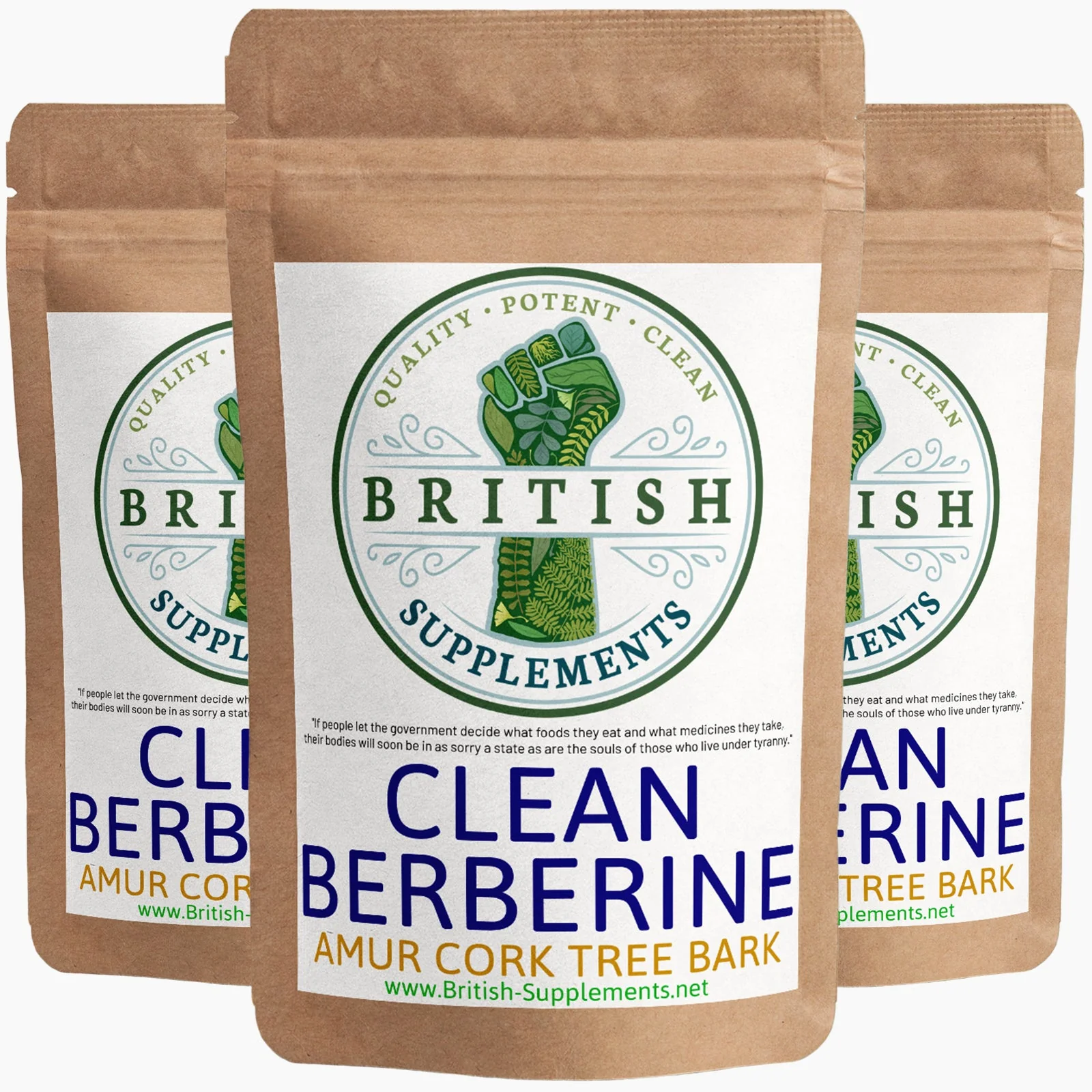 Clean Genuine Berberine 14,787mg + Uptake Blend