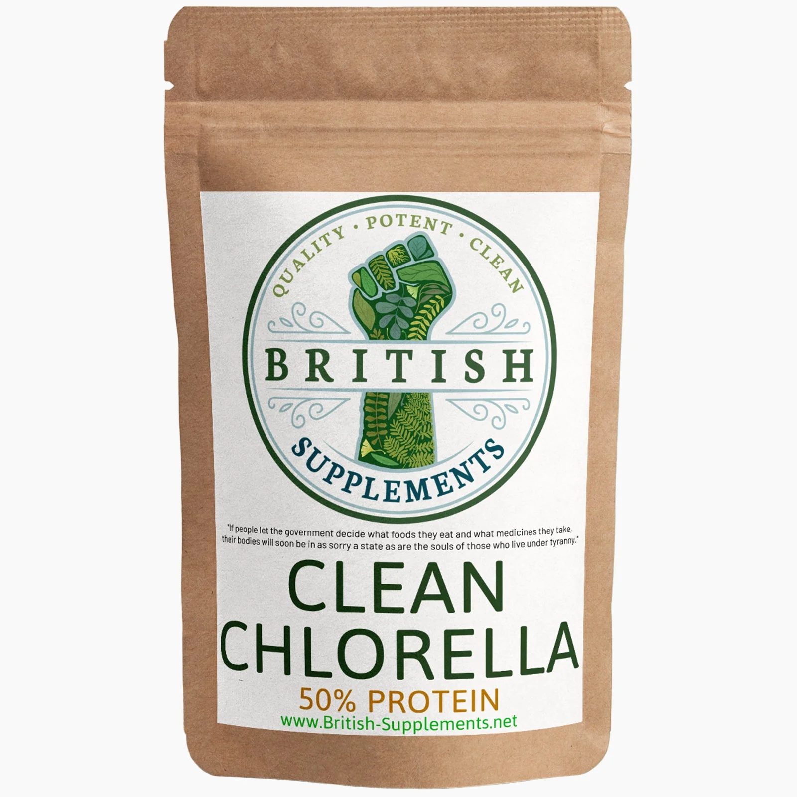 Clean Genuine Chlorella Caps 568mg (50% Protein) - Image 7