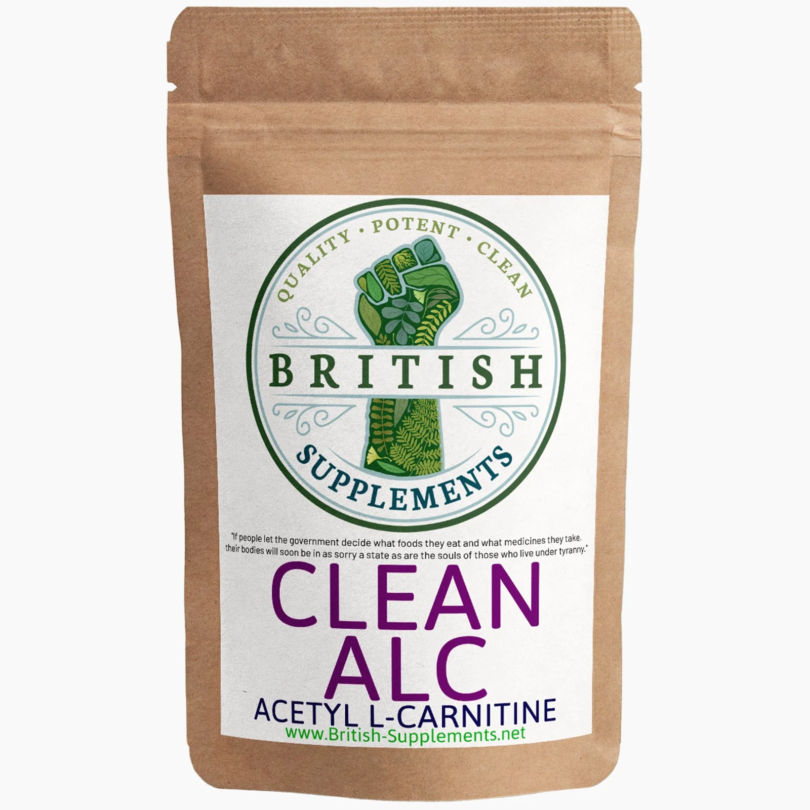 Clean Genuine Acetyl L-Carnitine (ALC) + Uptake Blend - Image 7