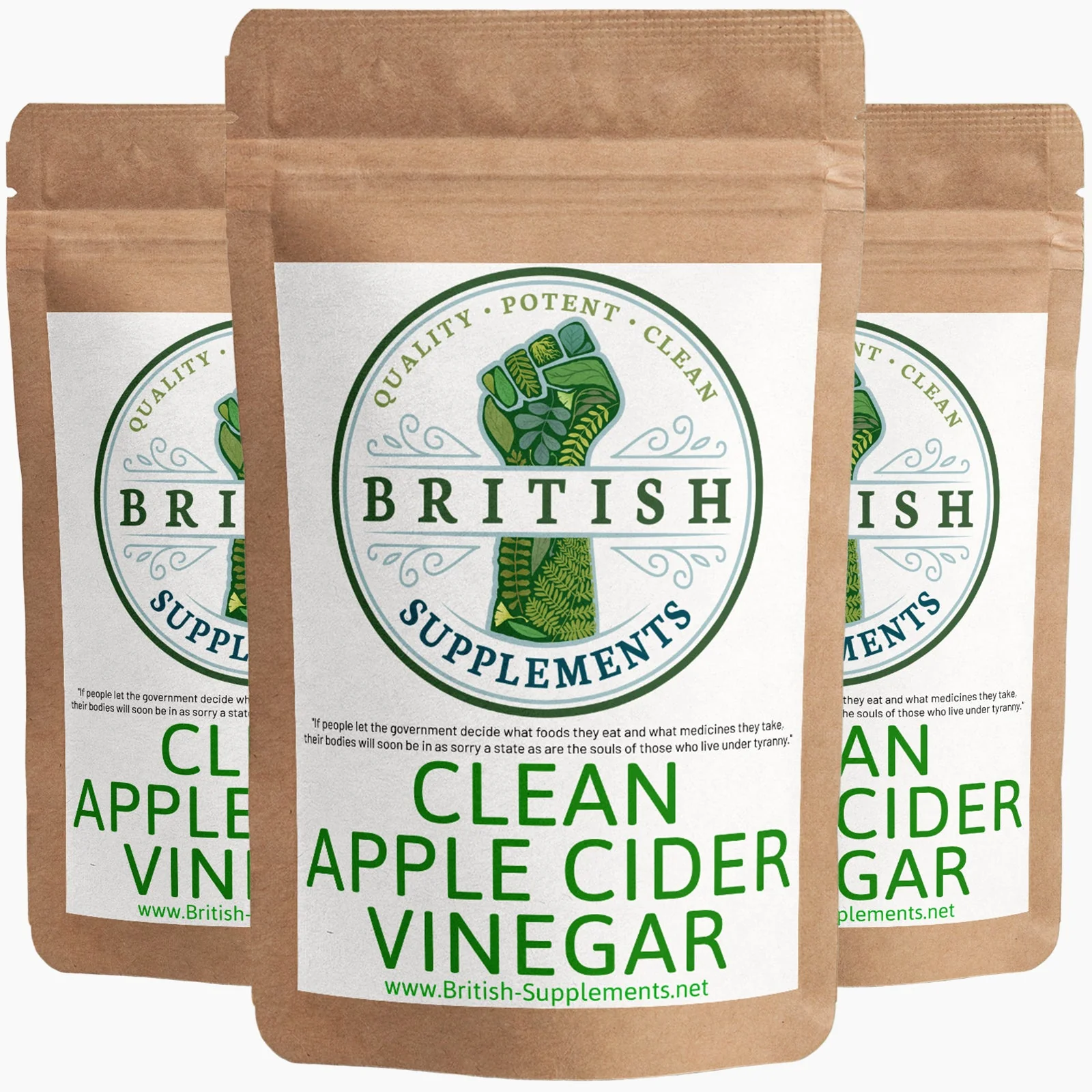 Clean Apple Cider Vinegar (58mg acetic acid)