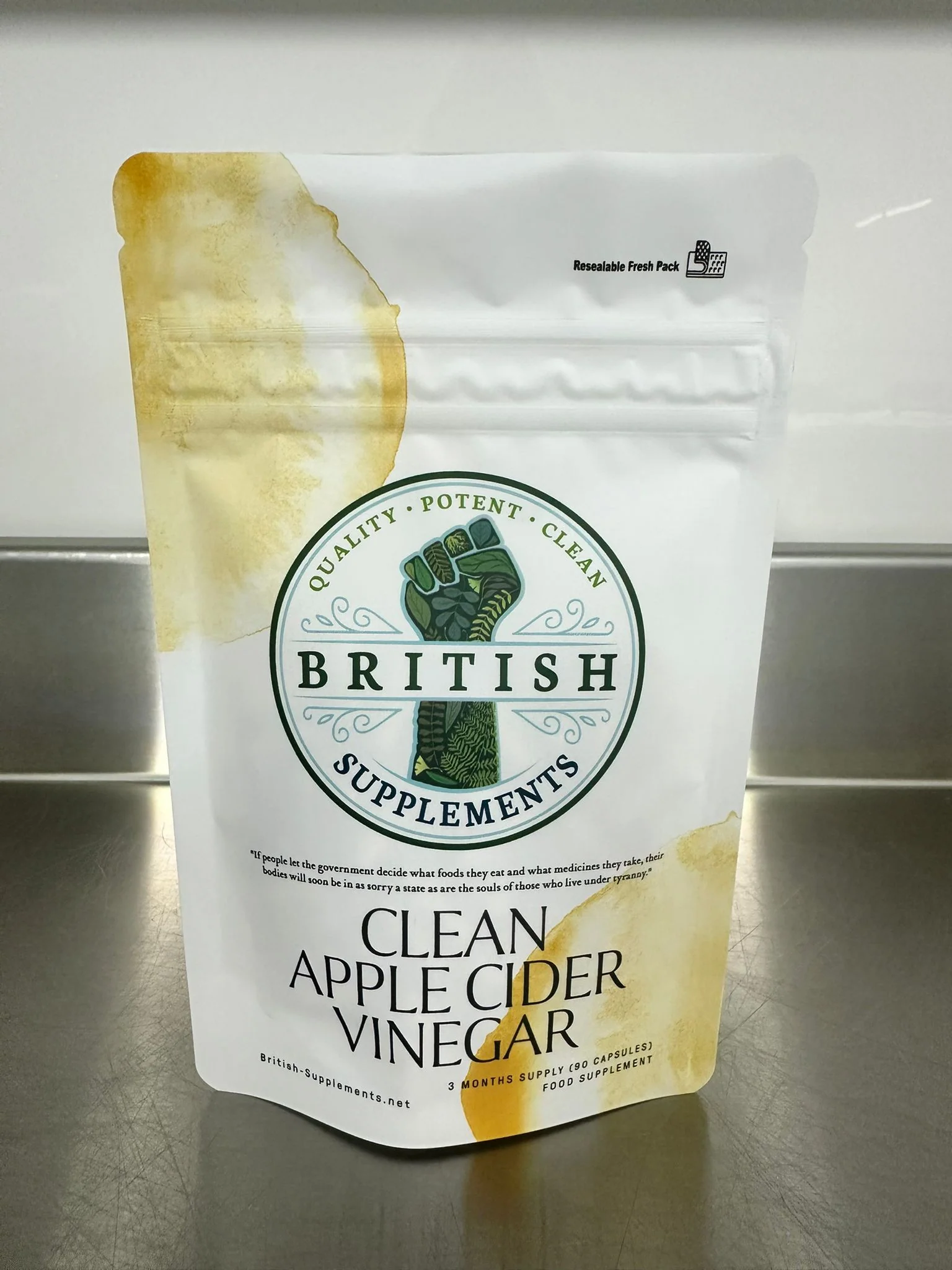 Clean Apple Cider Vinegar (58mg acetic acid) - Image 4