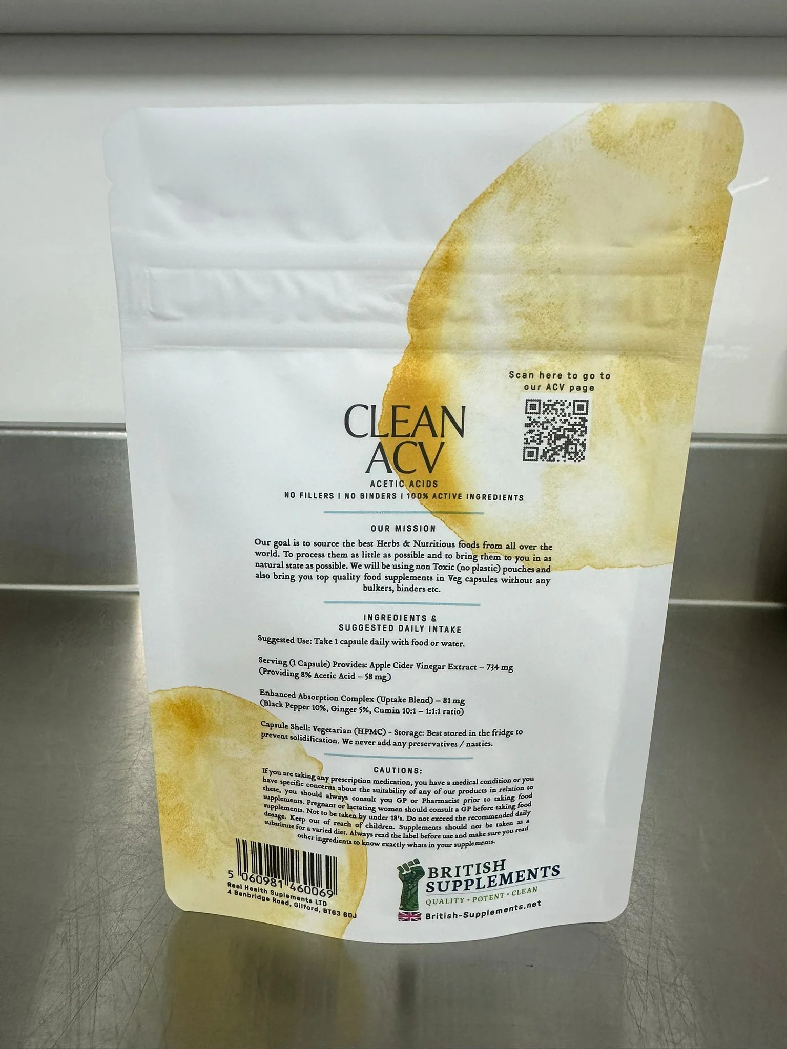 Clean Apple Cider Vinegar (58mg acetic acid) - Image 5