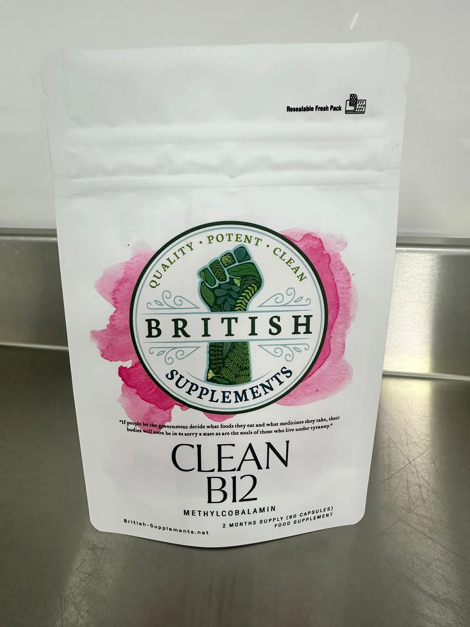 Clean B12 (Methylcobalamin 1,300ug) - Image 3