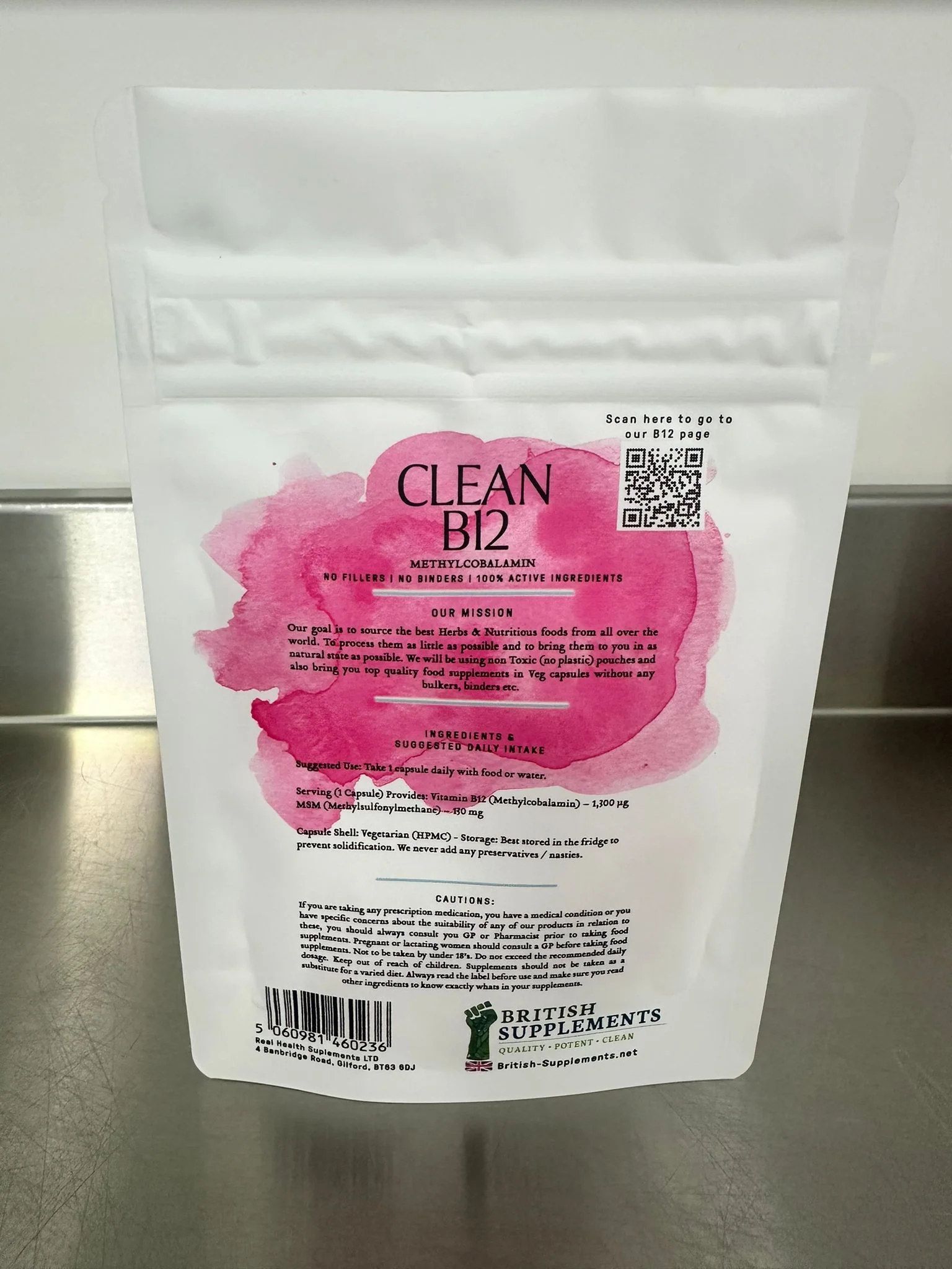 Clean B12 (Methylcobalamin 1,300ug) - Image 5