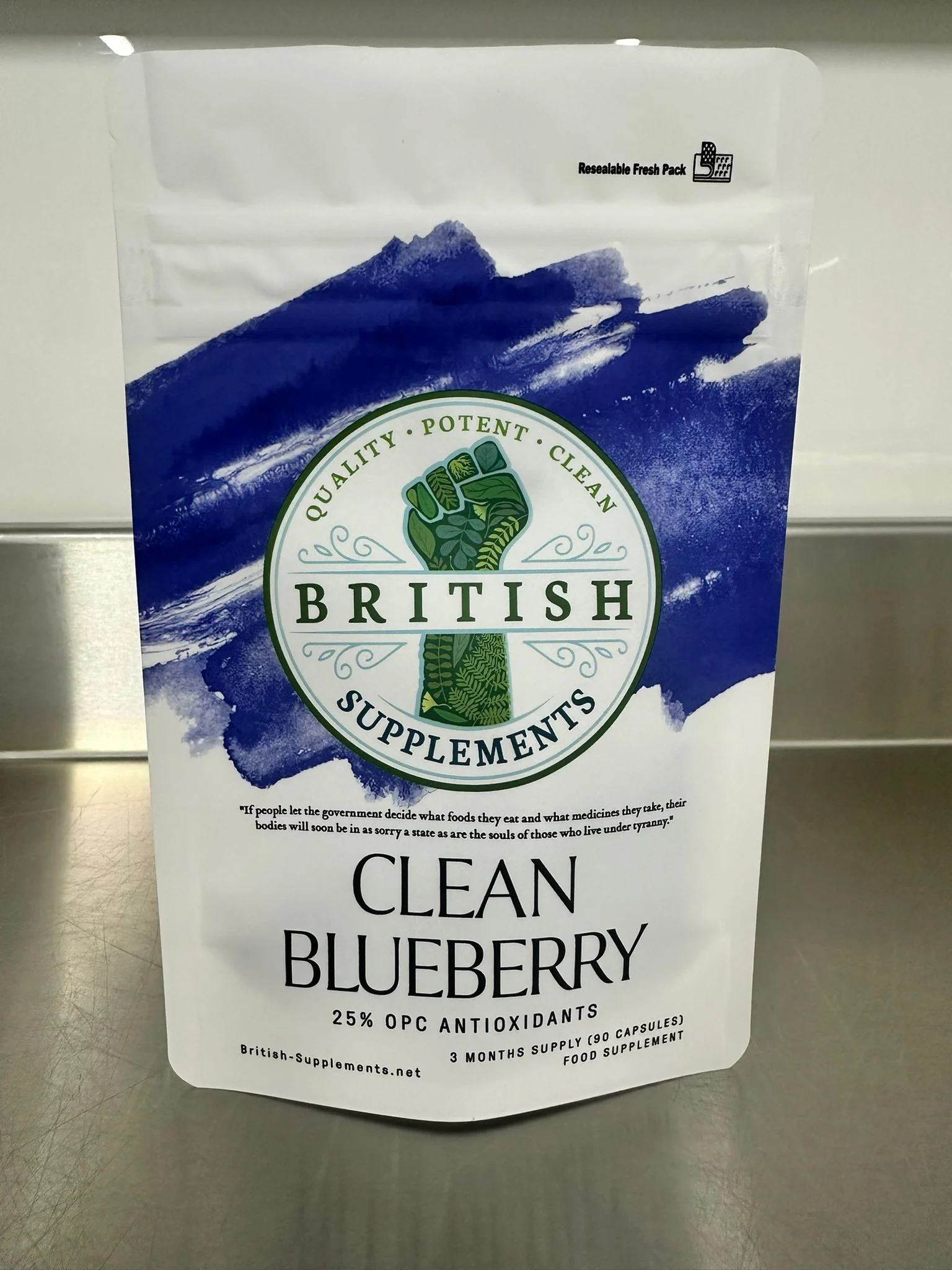 Clean Genuine BlueBerry Extract 6,440mg (25% OPC Antioxidants 40.25mg) - Image 4
