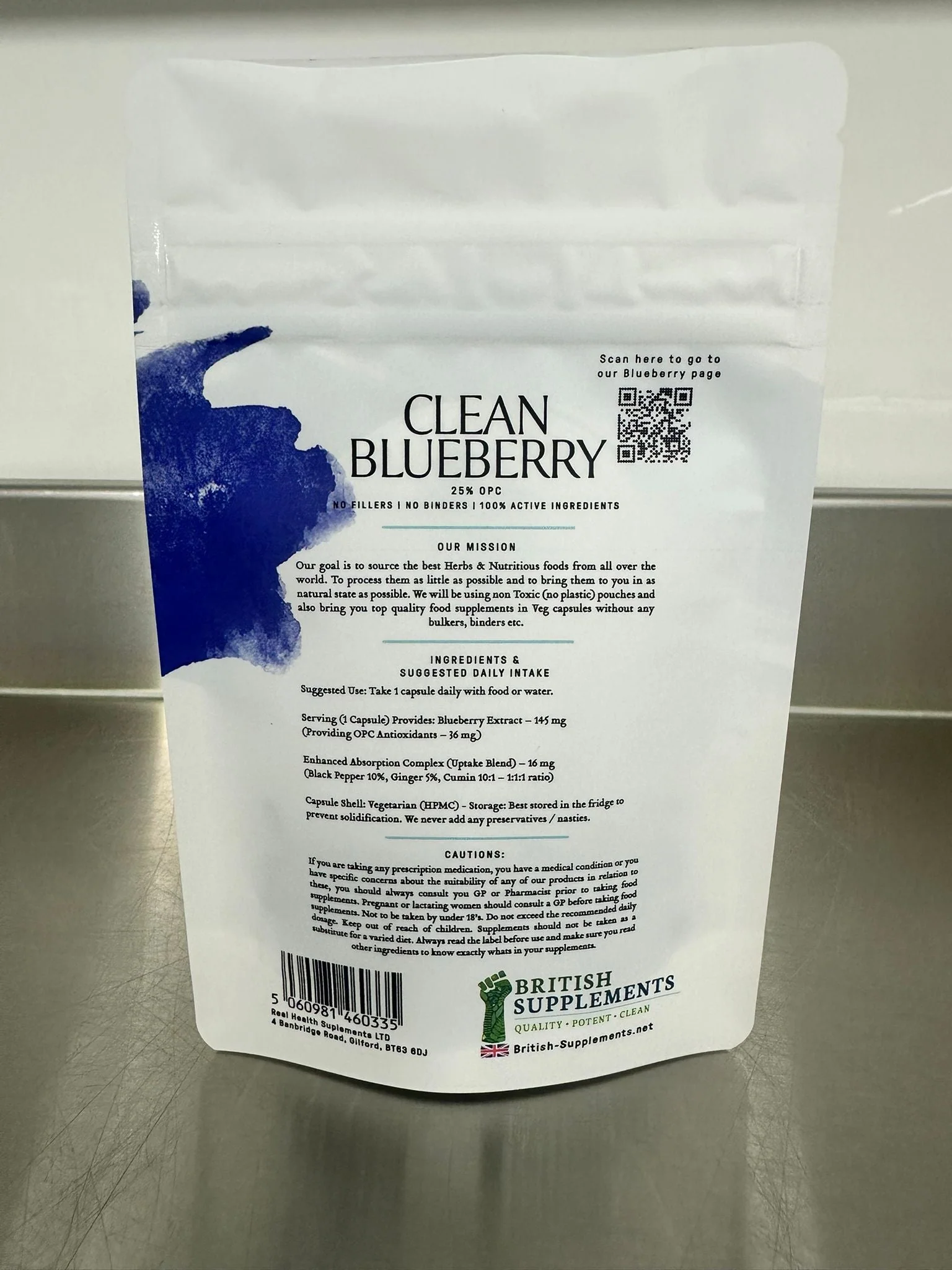 Clean Genuine BlueBerry Extract 6,440mg (25% OPC Antioxidants 40.25mg) - Image 5