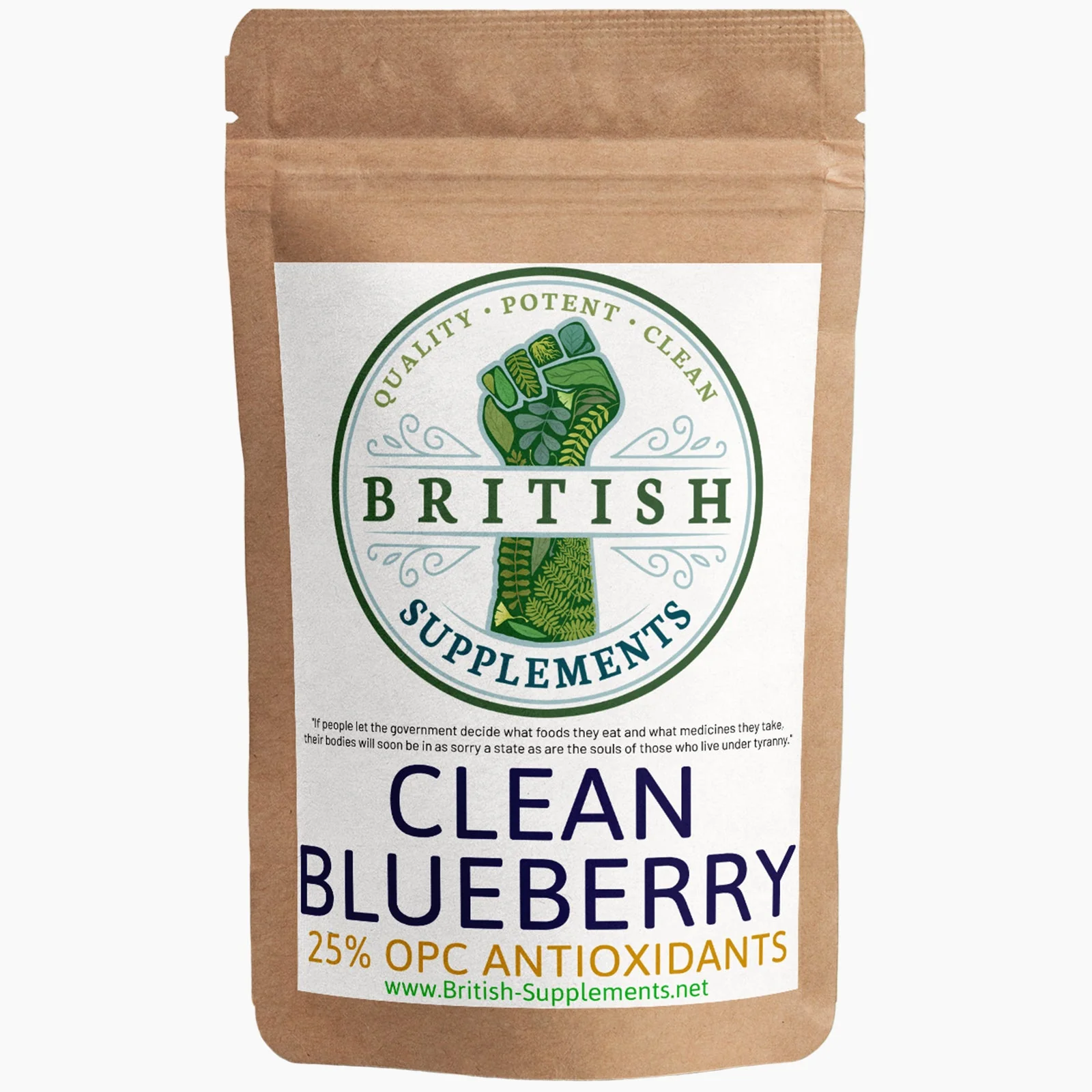 Clean Genuine BlueBerry Extract 6,440mg (25% OPC Antioxidants 40.25mg) - Image 7