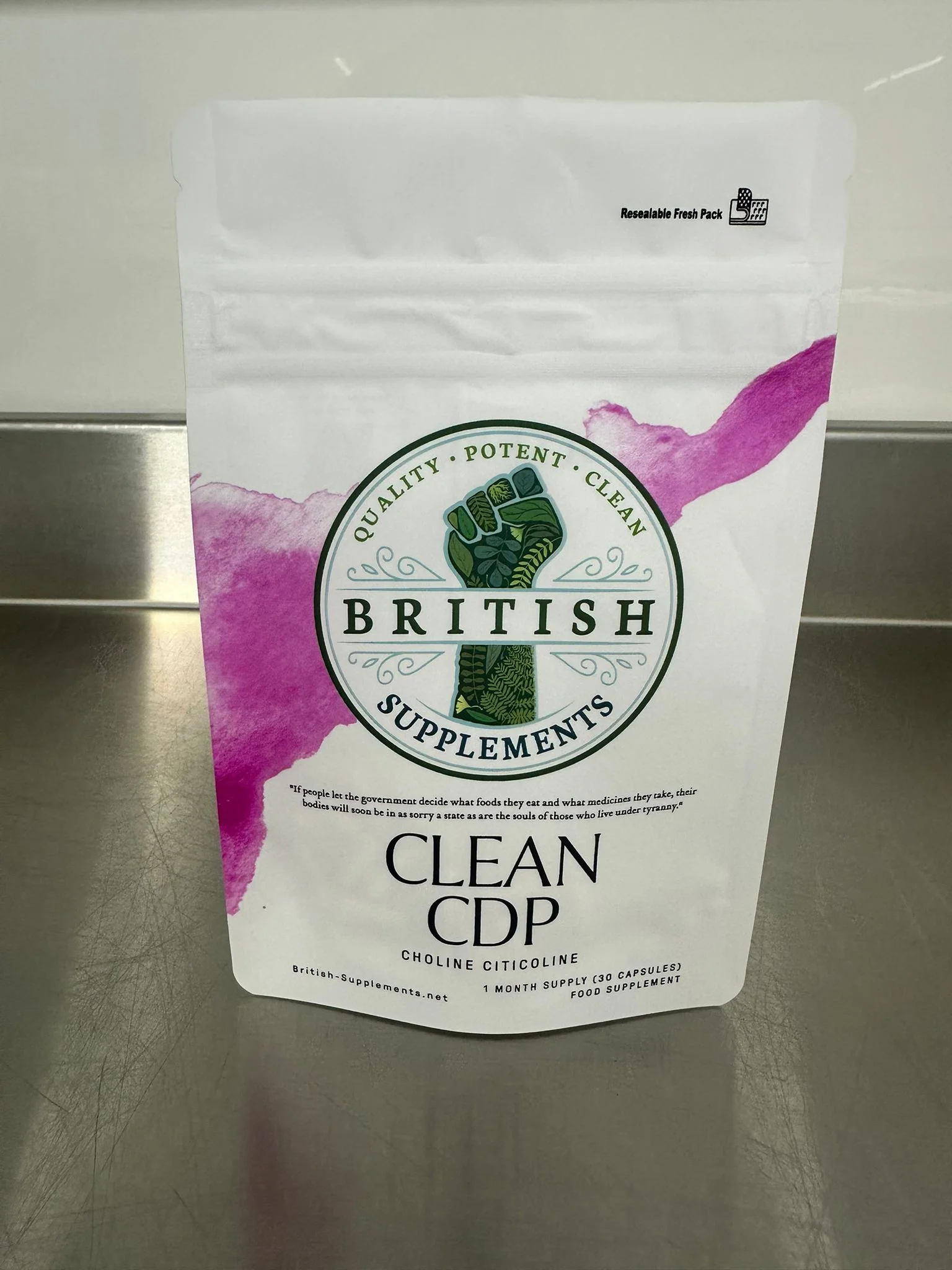 Clean Genuine CDP Choline Citicoline + Uptake Blend - Image 2