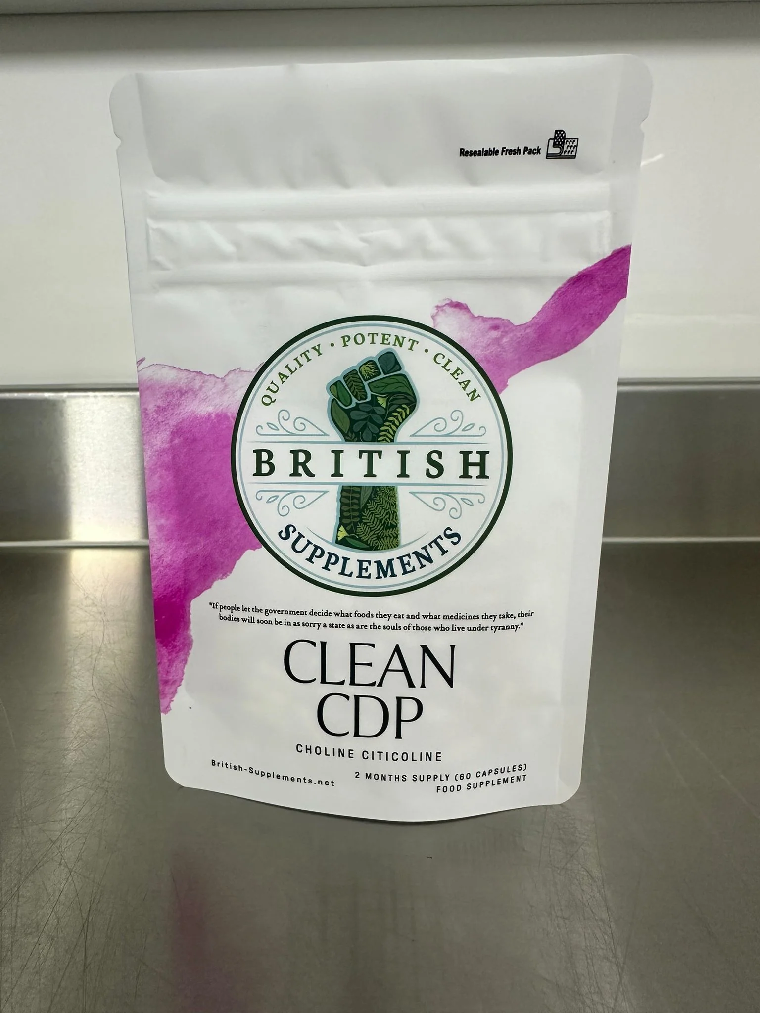 Clean Genuine CDP Choline Citicoline + Uptake Blend - Image 3