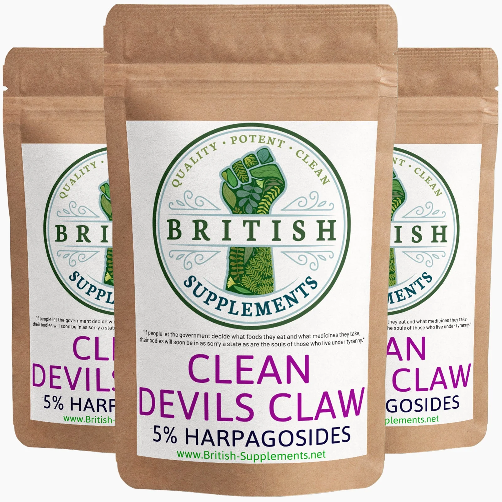 Clean Devils Claw (29mg Harpagosides)