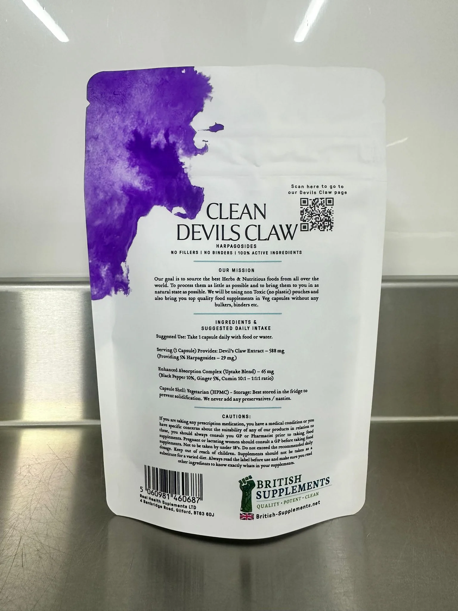 Clean Devils Claw (29mg Harpagosides) - Image 5