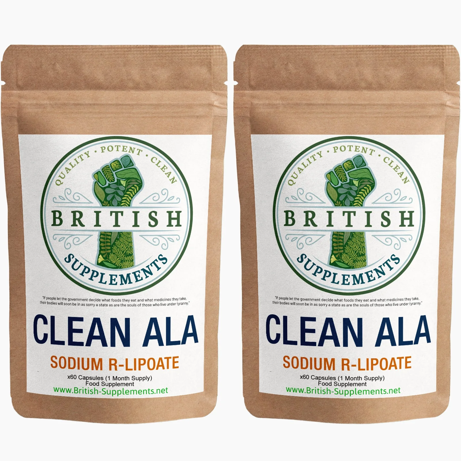 Clean Genuine ALA Sodium R-Lipoate - Image 2