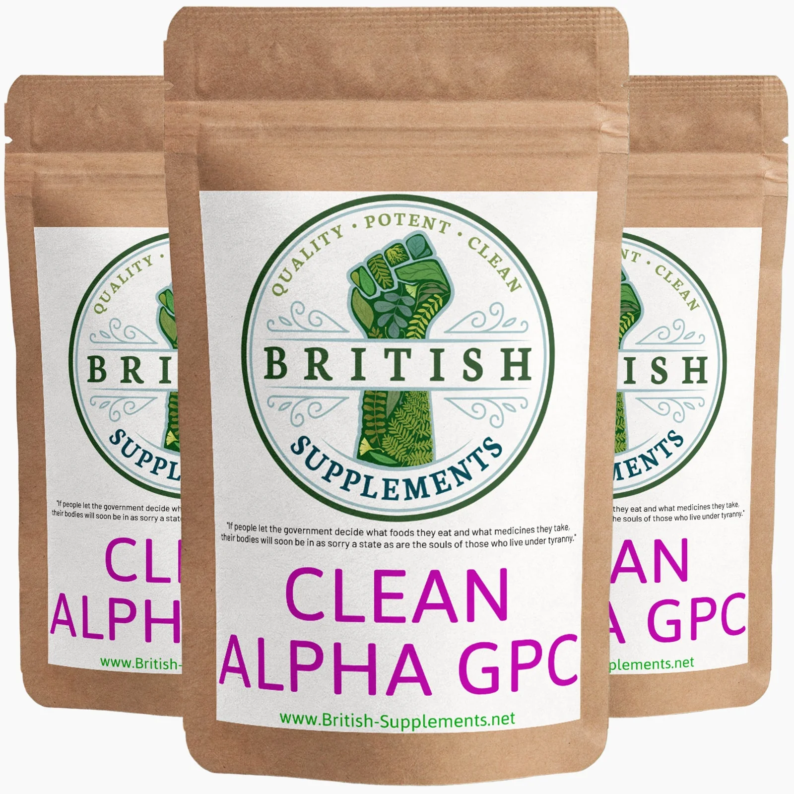 Clean Genuine Alpha GPC + Uptake Blend Very Rare