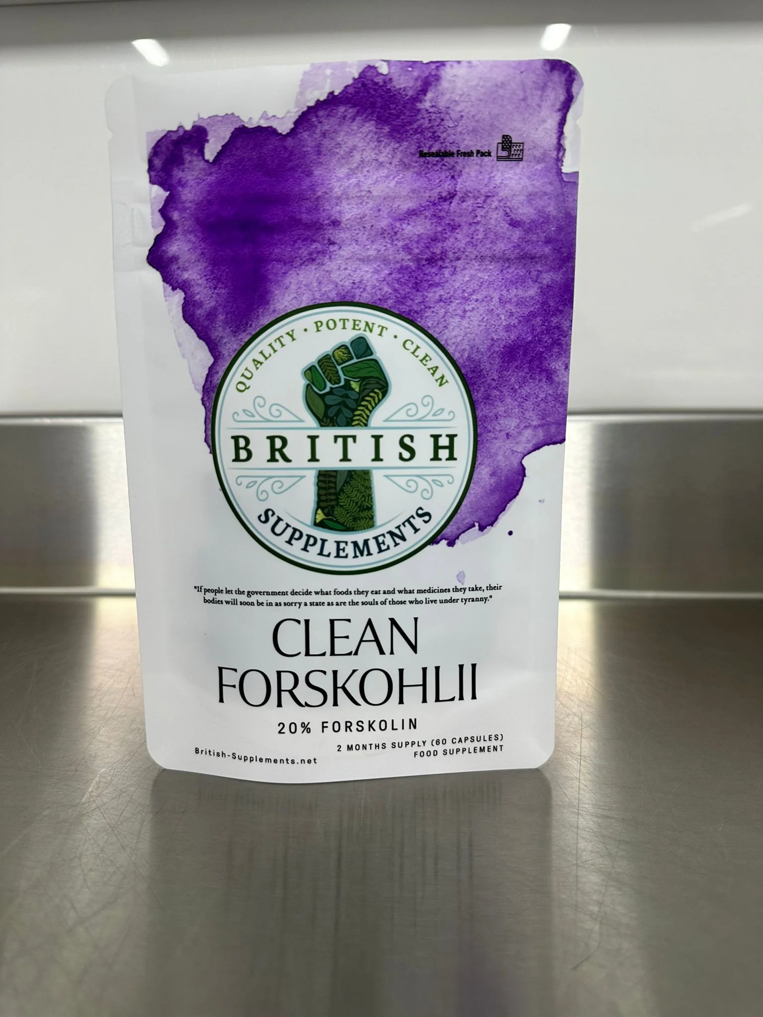 Clean Genuine Coleus Forskohlii 8,425mg + Uptake Blend - Image 2