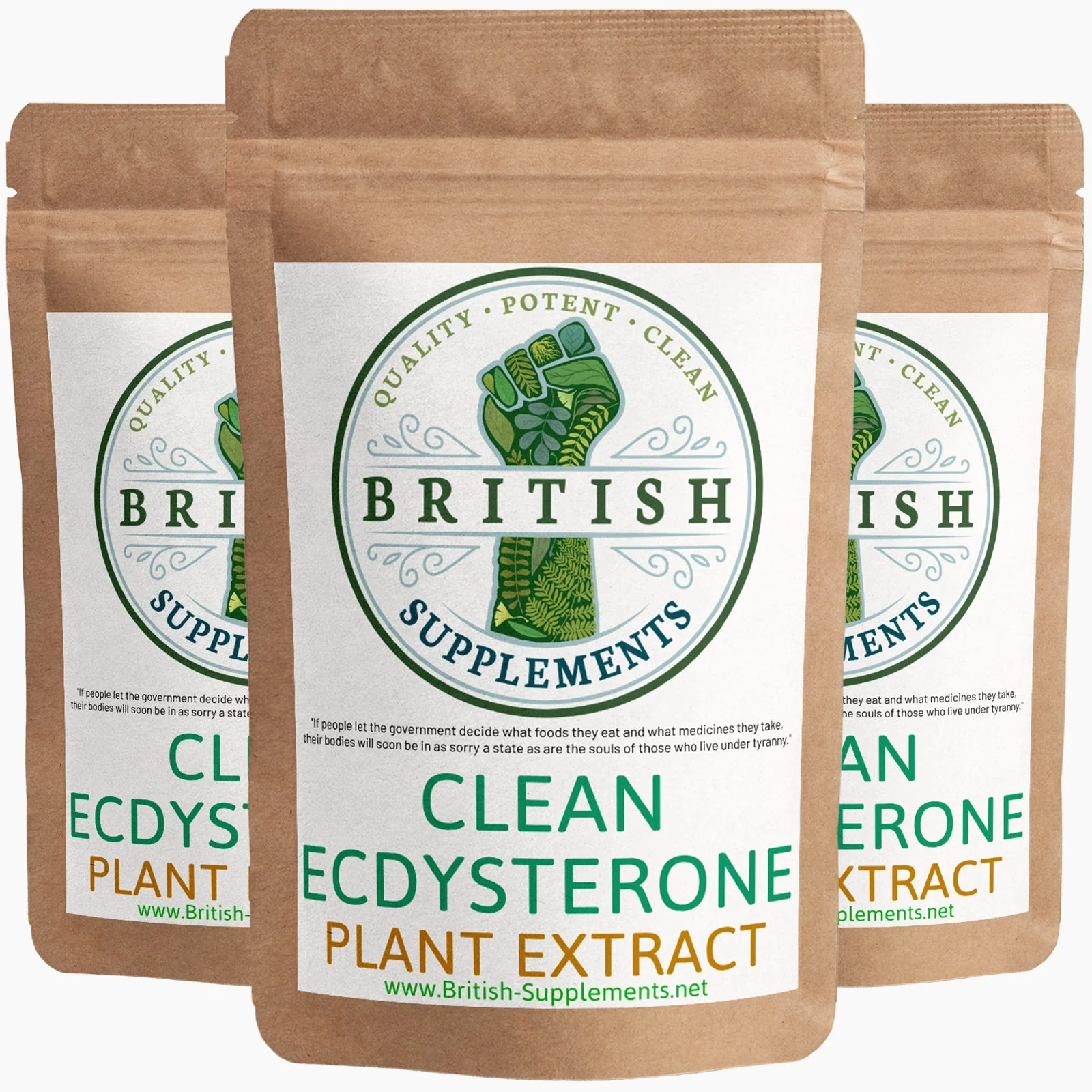 Clean Genuine Ecdysterone 629mg