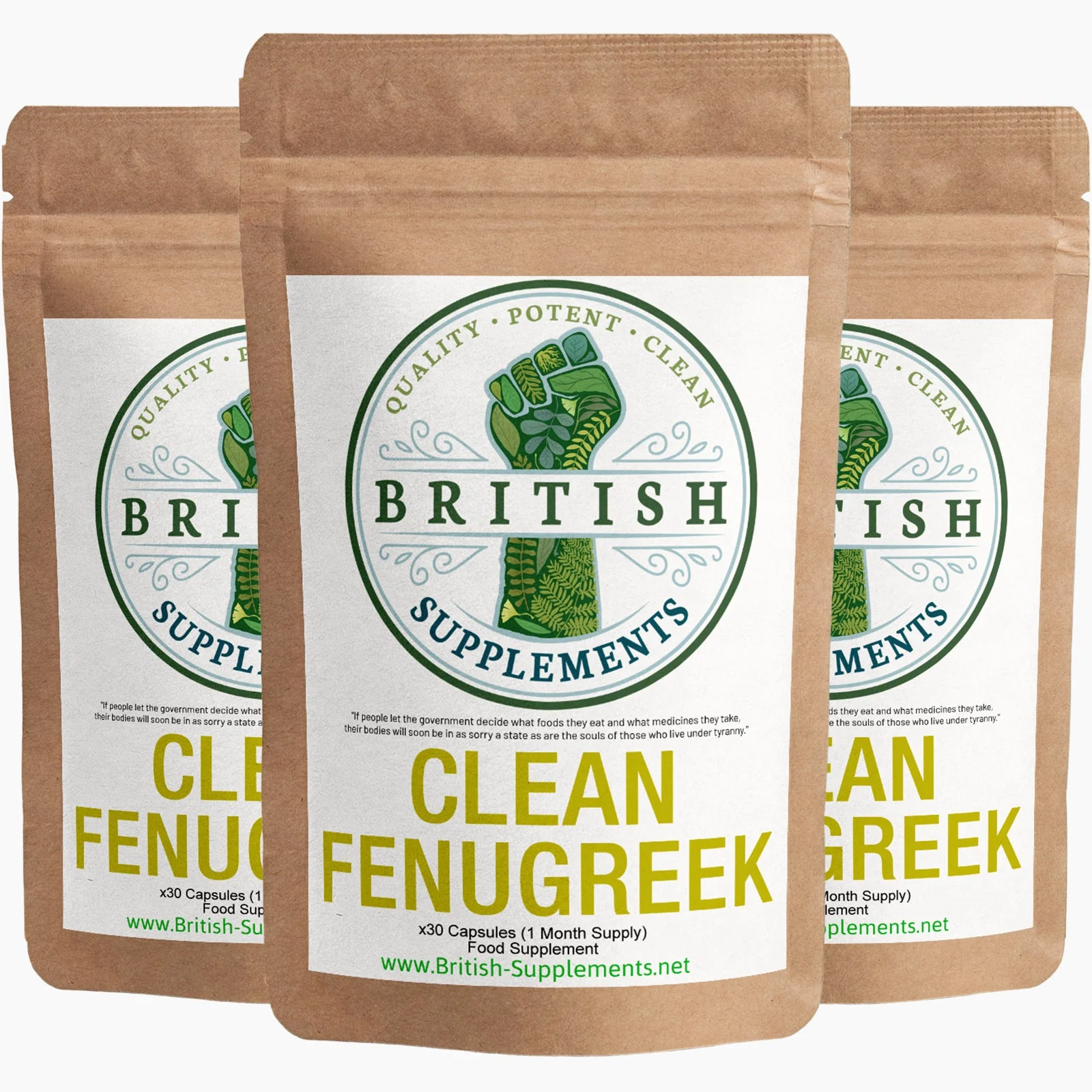 Clean Genuine Fenugreek Supplement