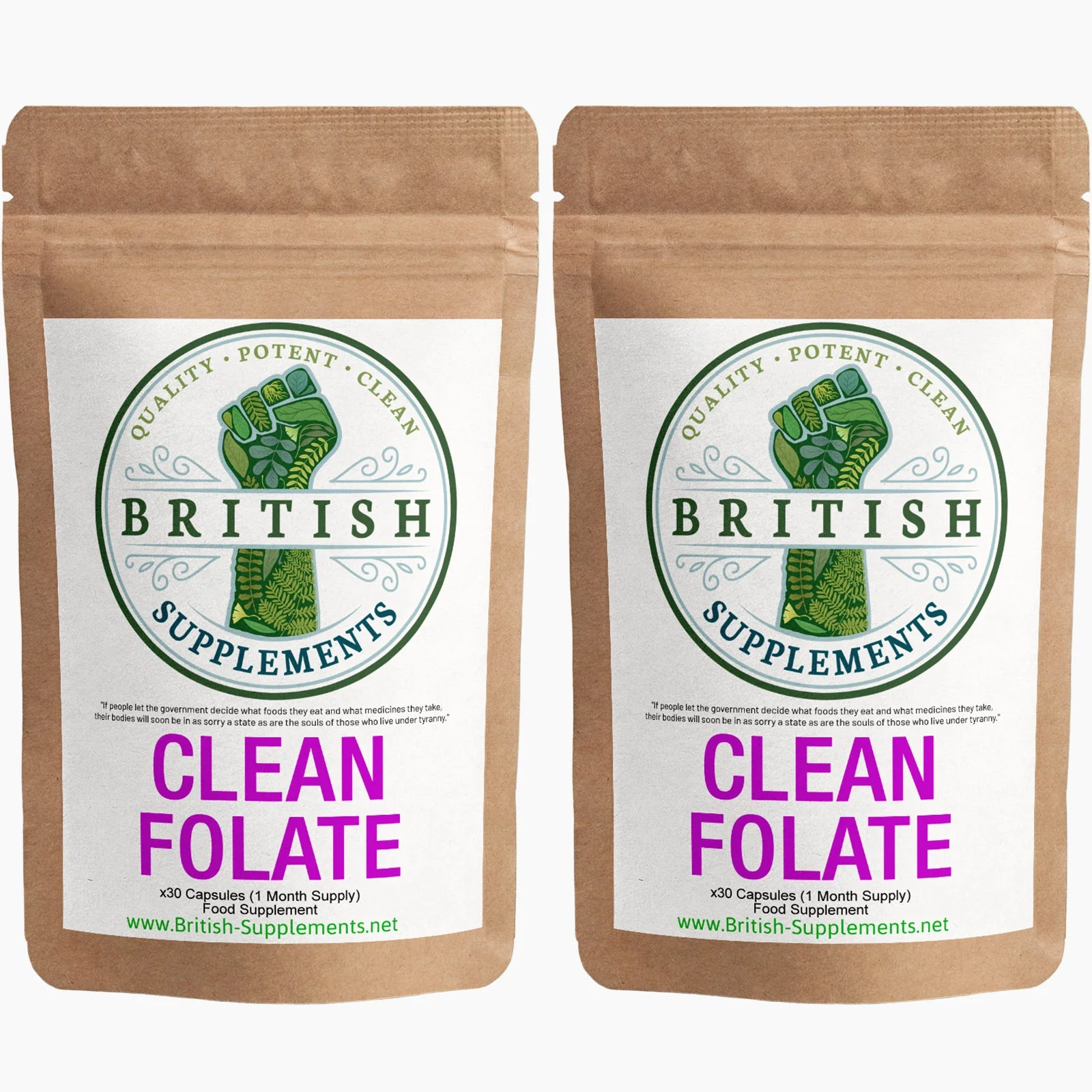Clean Genuine folate Supplement - Image 2