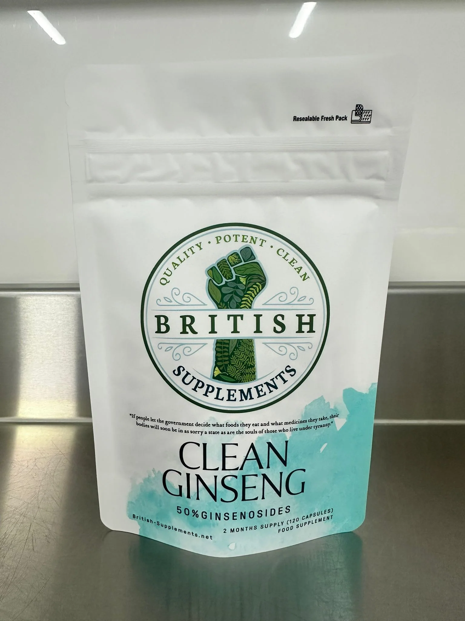 Clean Ginseng Panax 13,662mg (222.7mg Ginsenosides) - Image 3