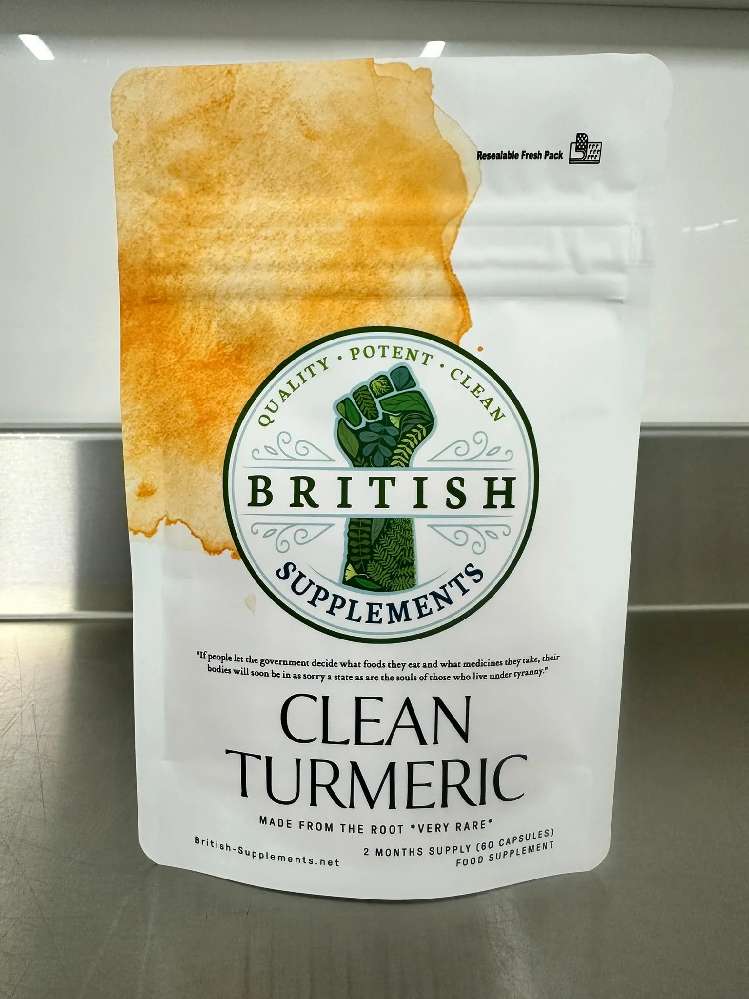Clean Genuine Indian Turmeric Extract + Uptake Blend - Image 3
