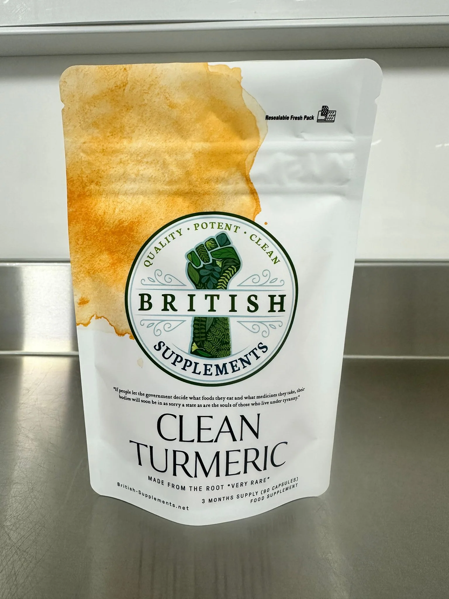 Clean Genuine Indian Turmeric Extract + Uptake Blend - Image 4