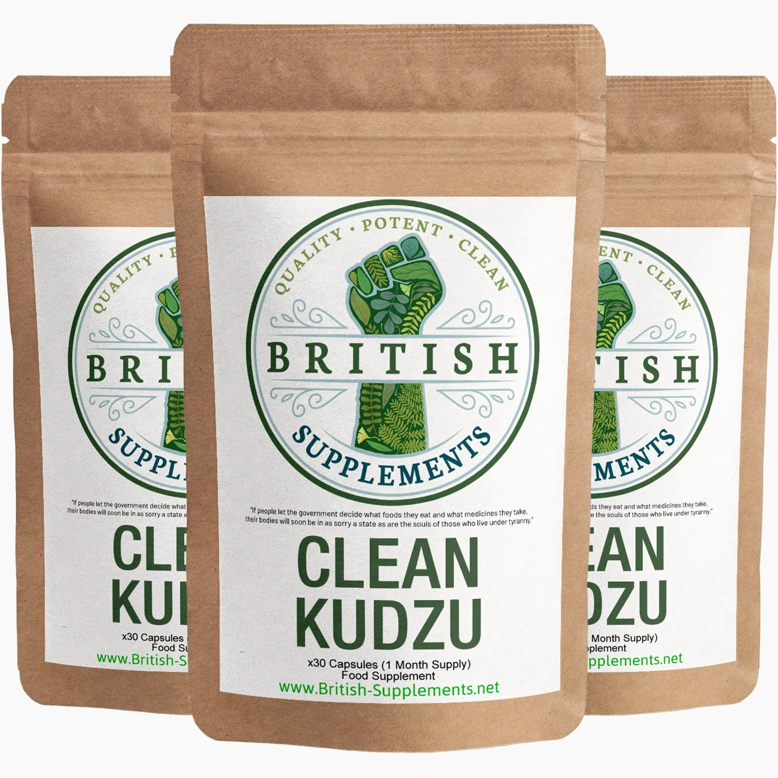 Clean Genuine kudzu Supplement