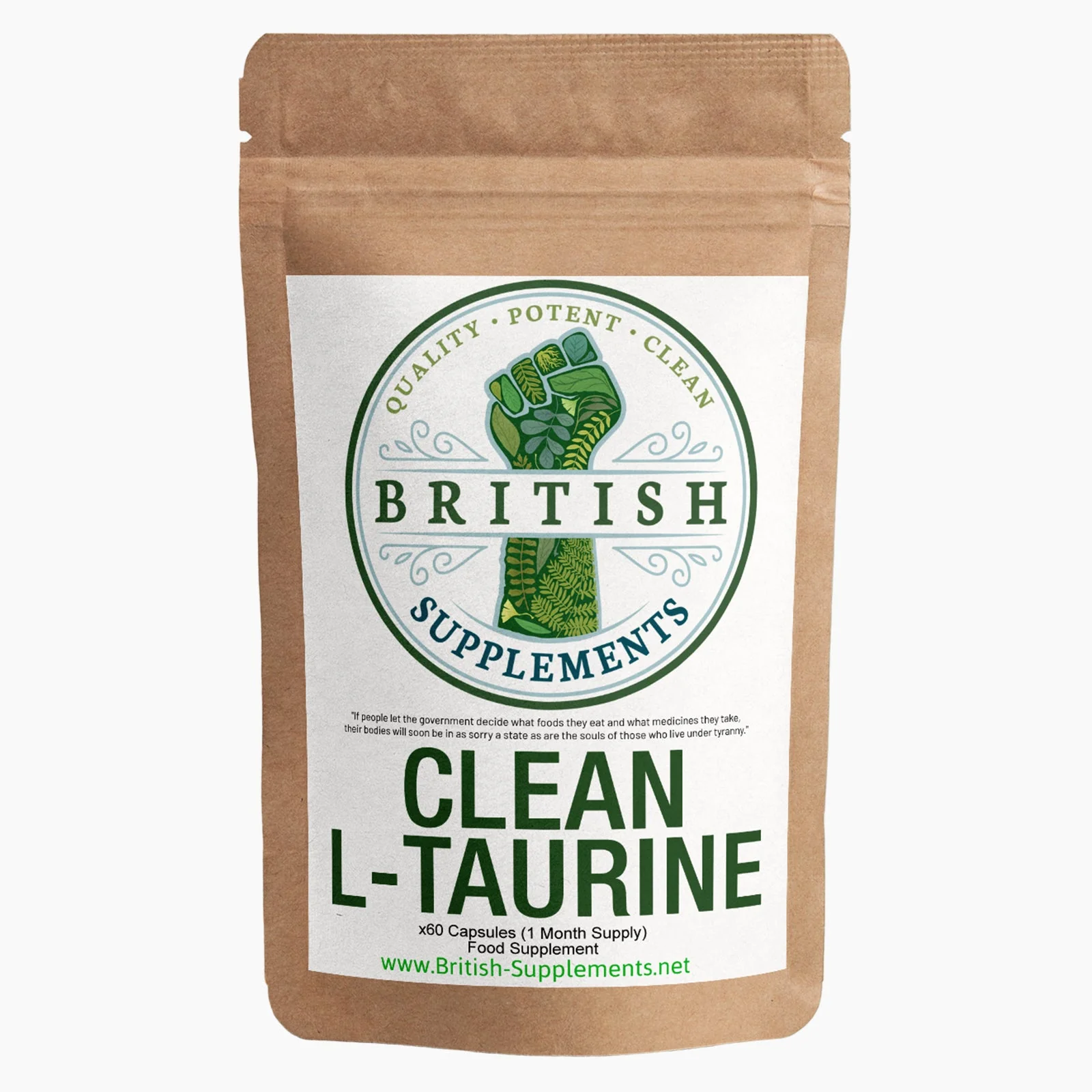 Clean Genuine L-Taurine Supplement - Image 3