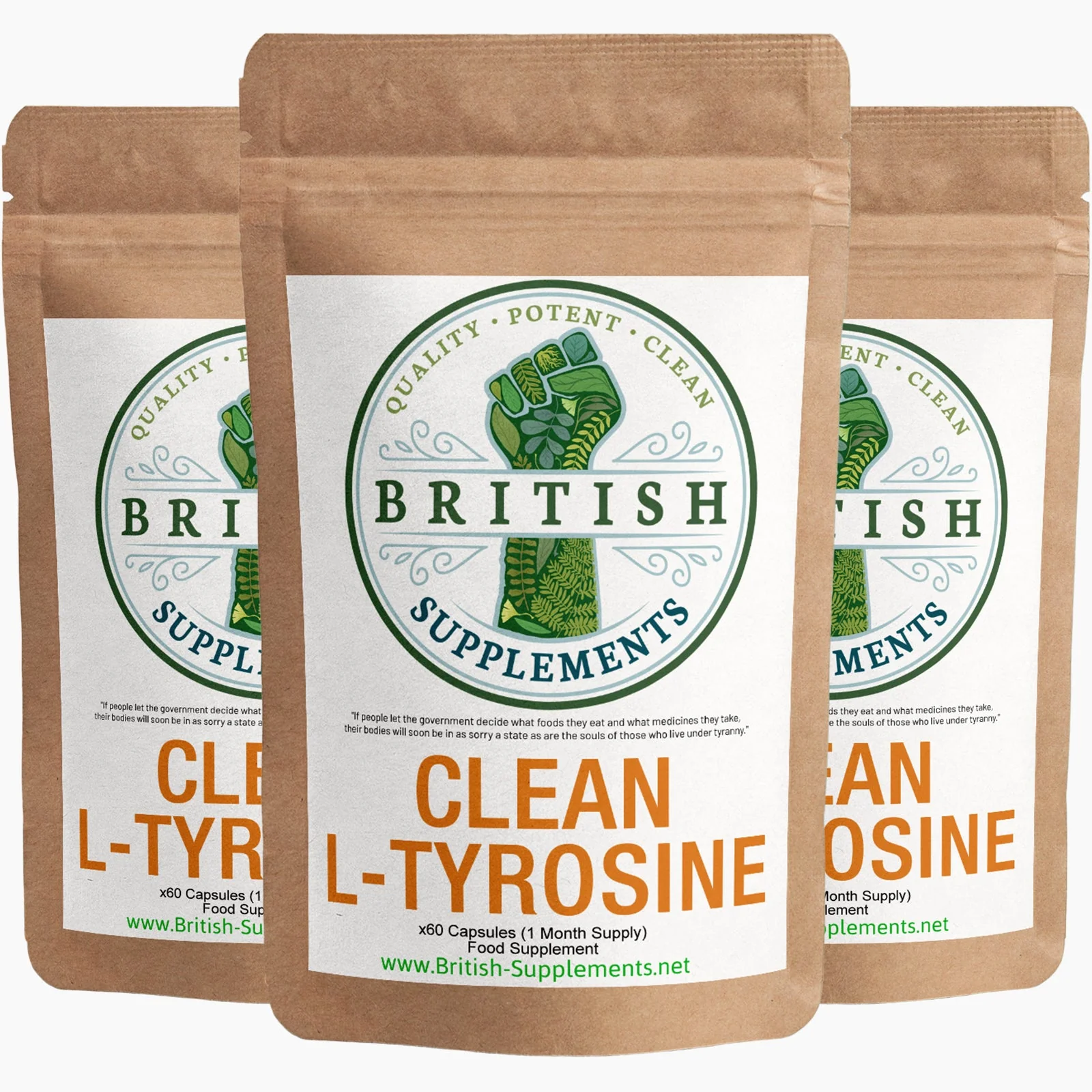 Clean Genuine L-Tyrosine Supplement