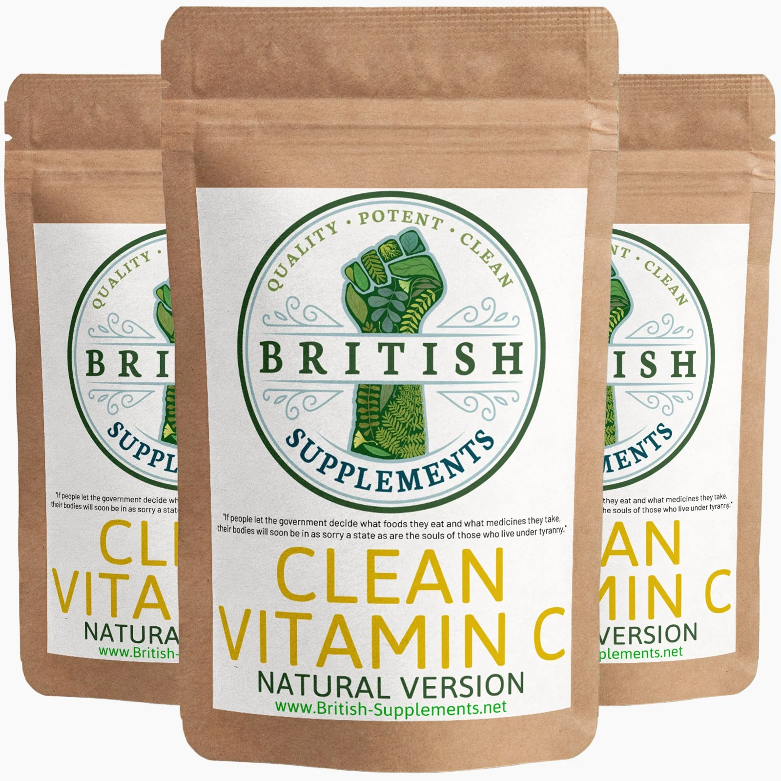 Clean Genuine Natural Vitamin C