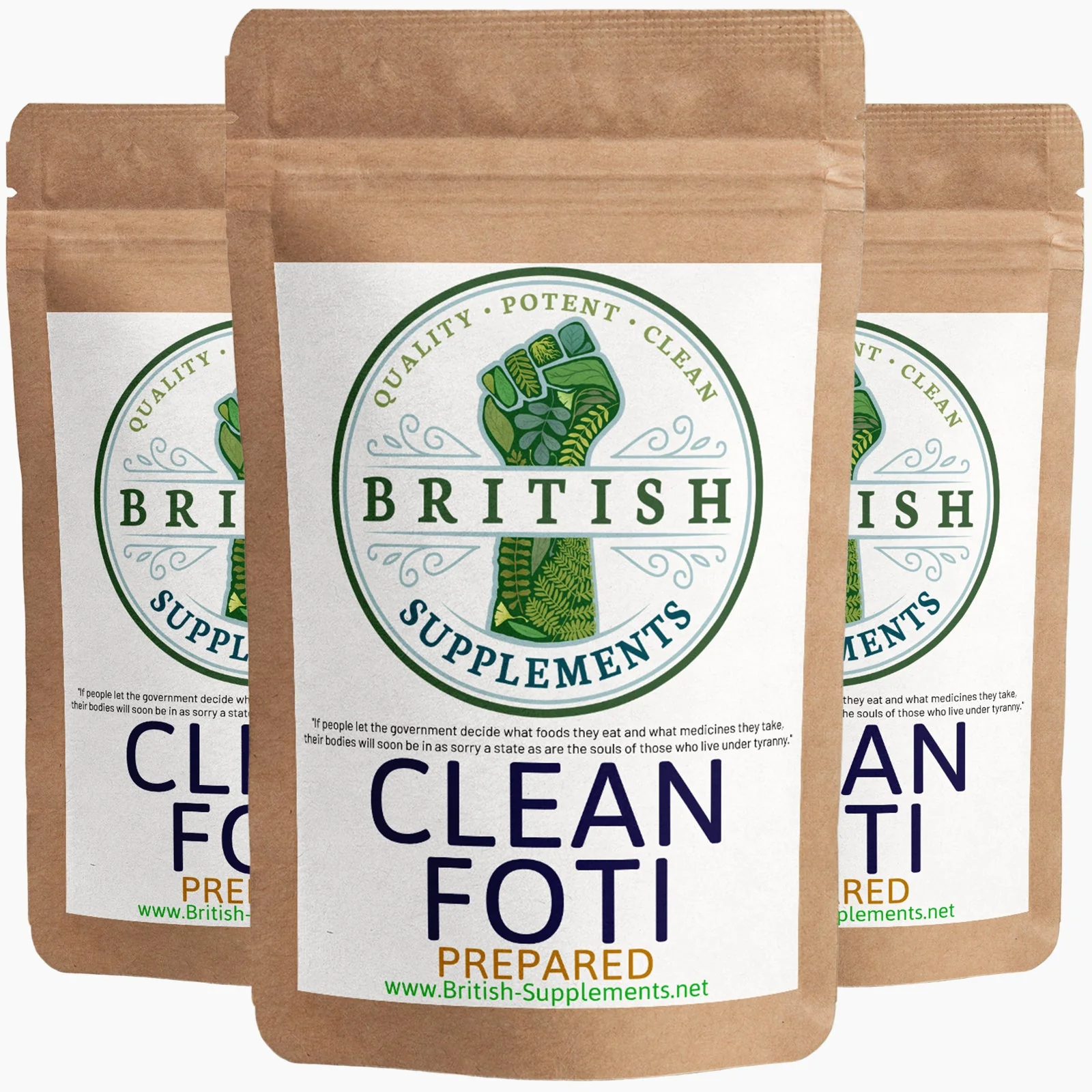 Clean Genuine Prepared Fo-Ti + Uptake Blend