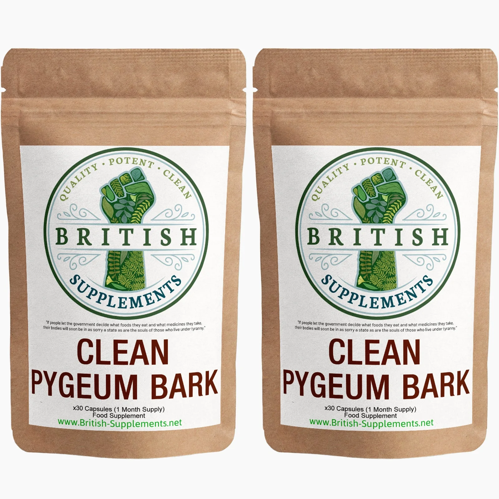 Clean Genuine Pygeum Bark Supplement - Image 2