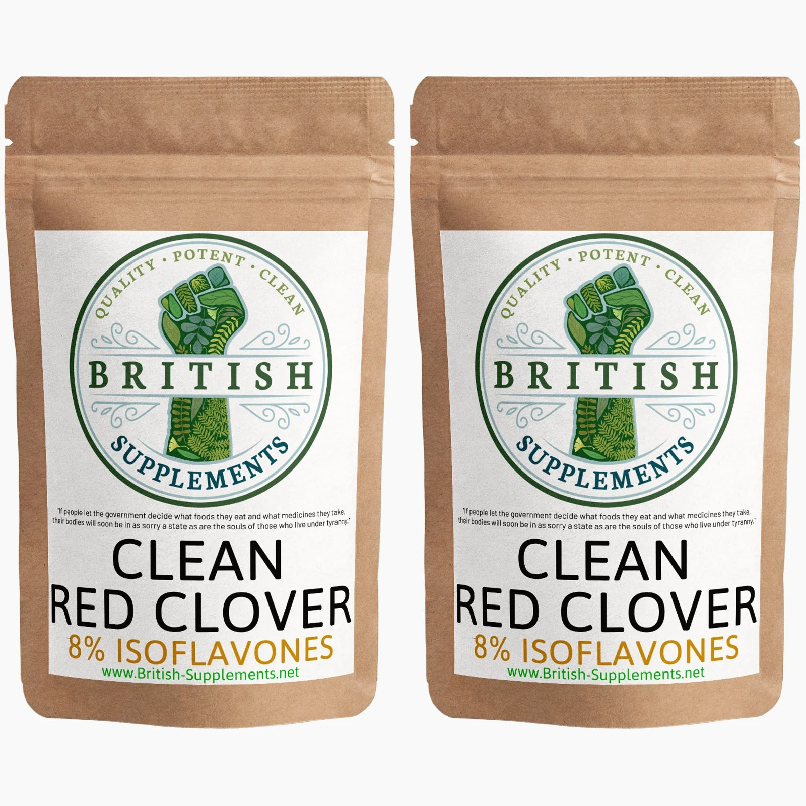 Clean Genuine Red Clover 8,814mg (Isoflavones 54mg) + Uptake Blend - Image 6