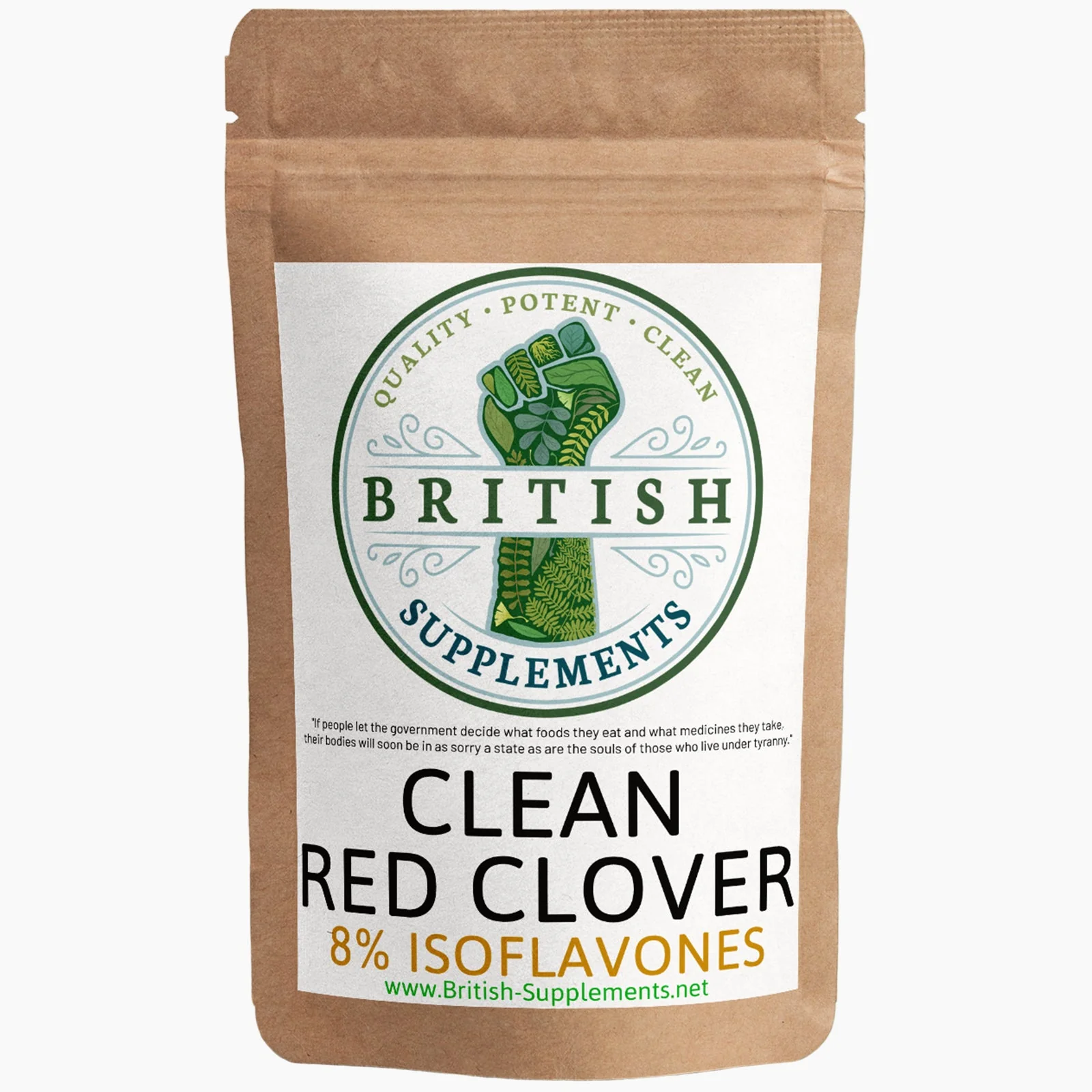 Clean Genuine Red Clover 8,814mg (Isoflavones 54mg) + Uptake Blend - Image 7