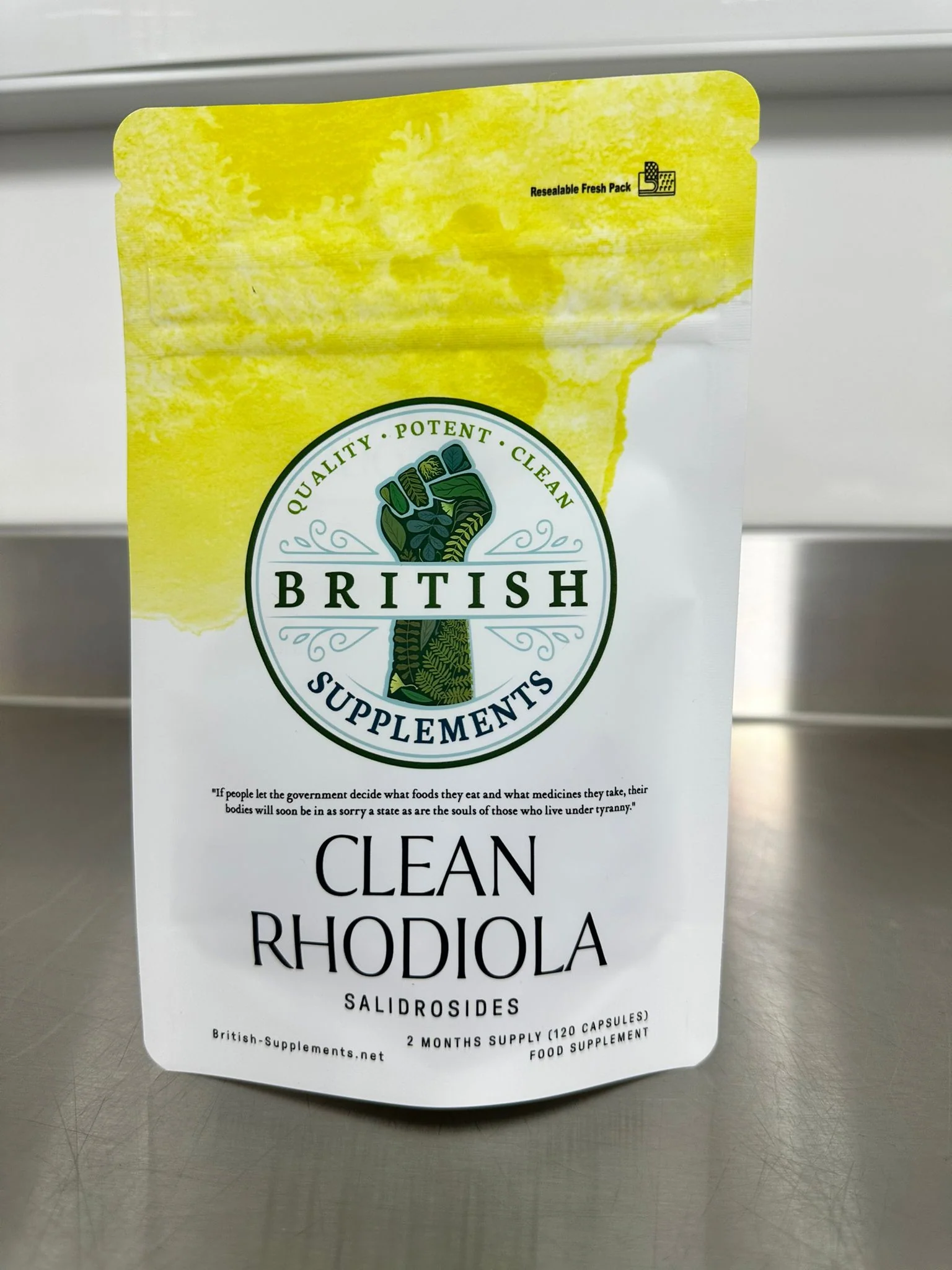 Clean Genuine Rhodiola Rosea Extract 238mg (1,428mg) (4% Salidrosides 9.52mg) - Image 3
