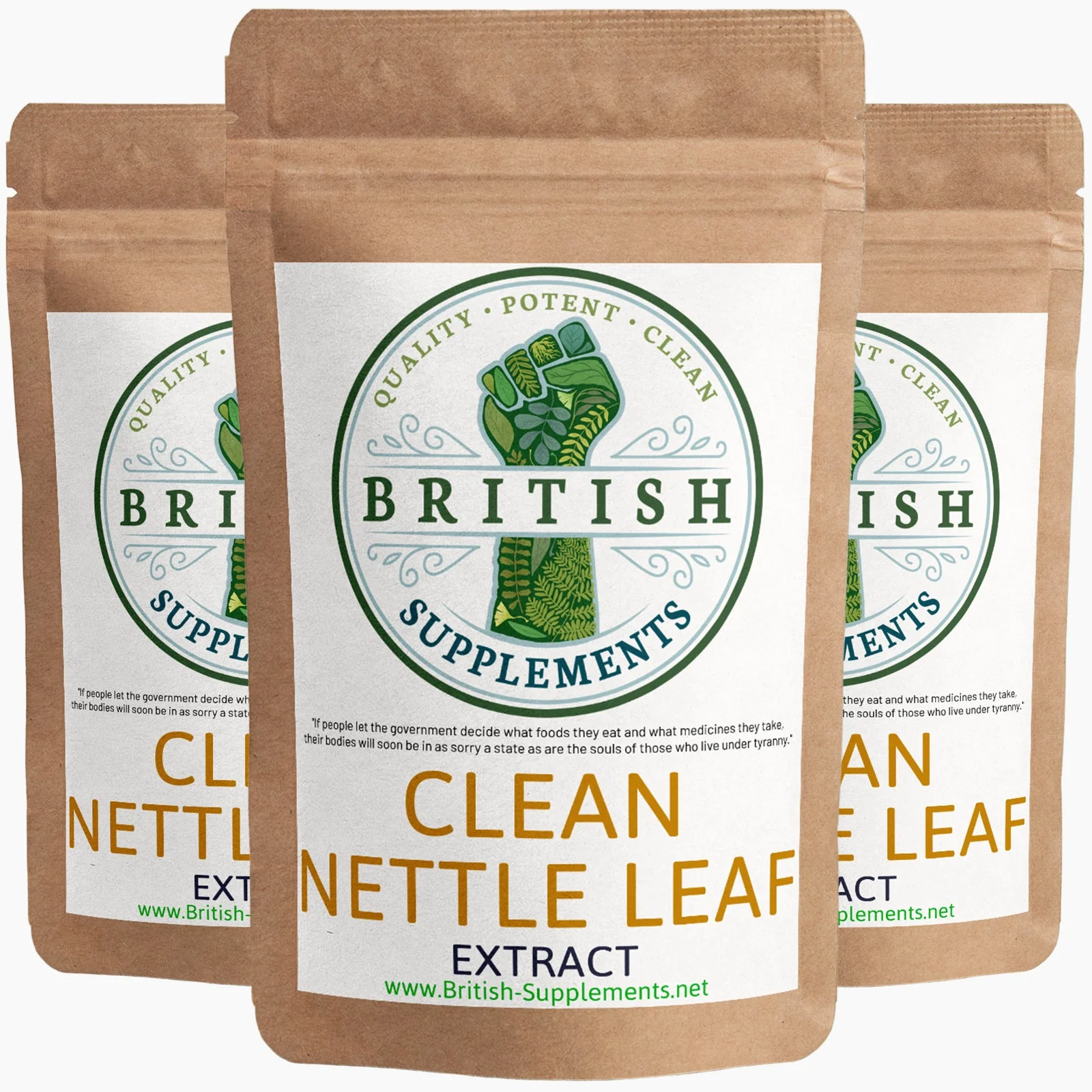 Clean Genuine Stinging Nettle Leaf Extract + Uptake Blend
