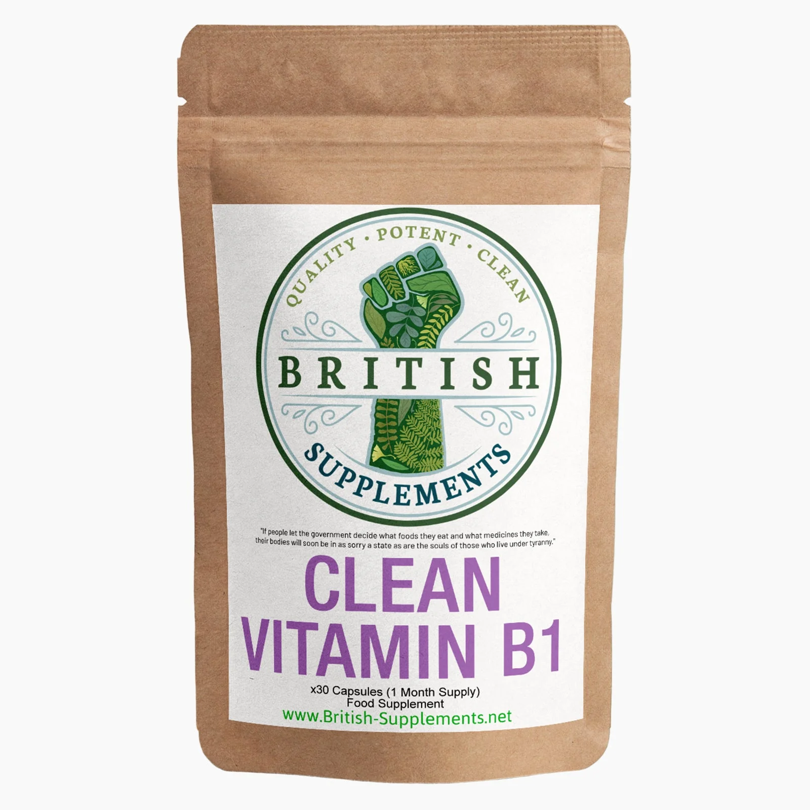 Clean Genuine Vitamin B1 Supplement - Image 3