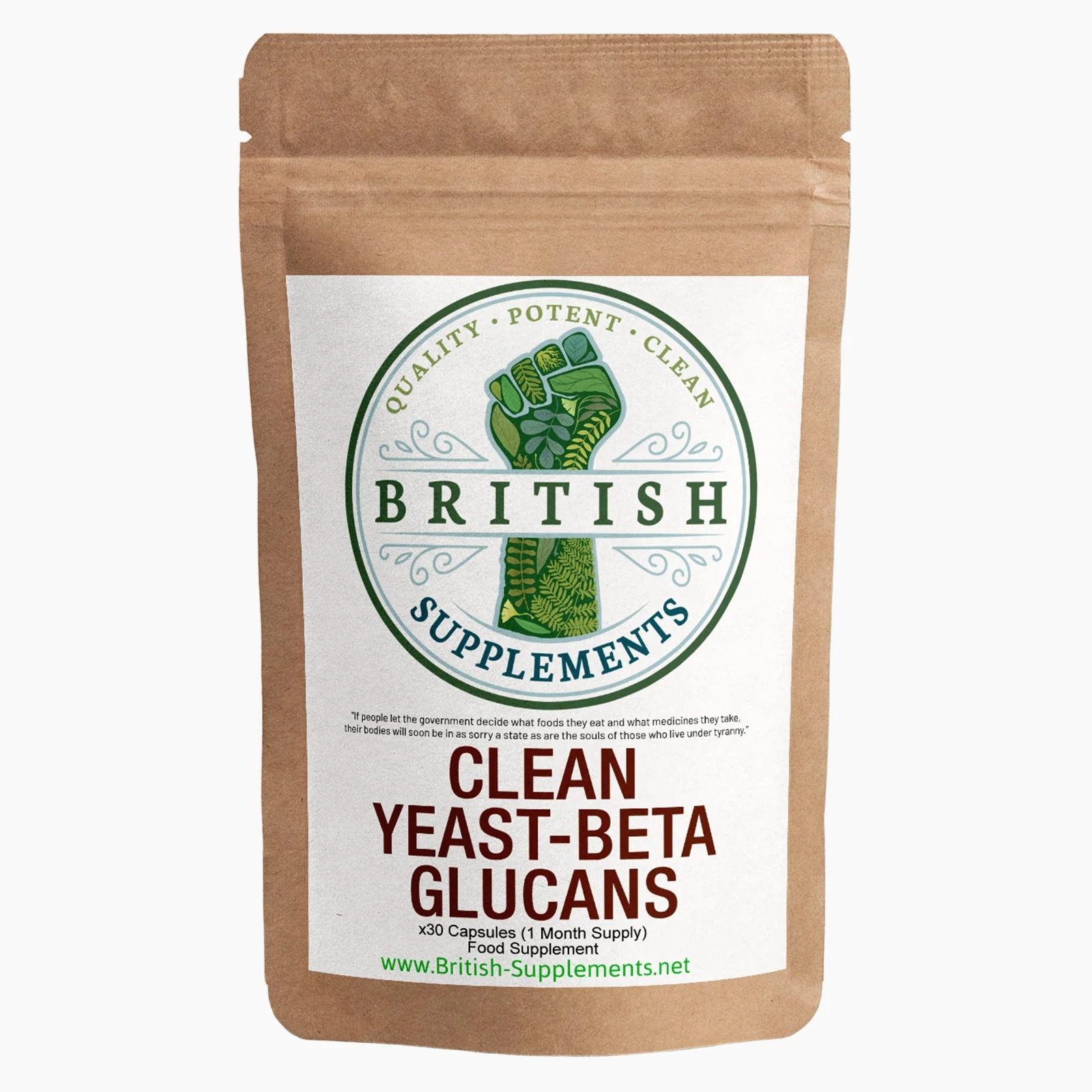 Clean Genuine Yeast Beta Glucan Supplement - Image 3