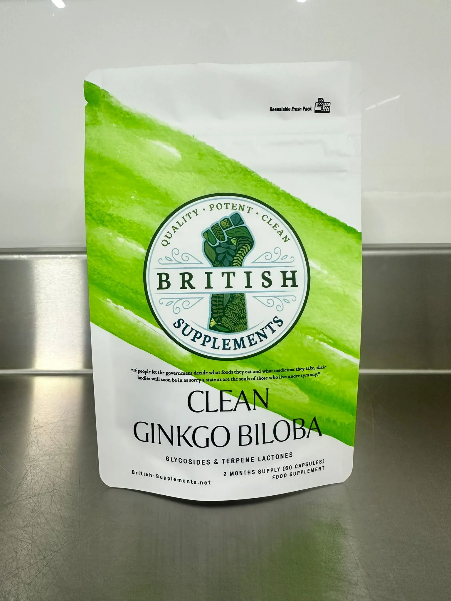 Clean Genuine Ginkgo Biloba Extract + Uptake Blend - Image 3