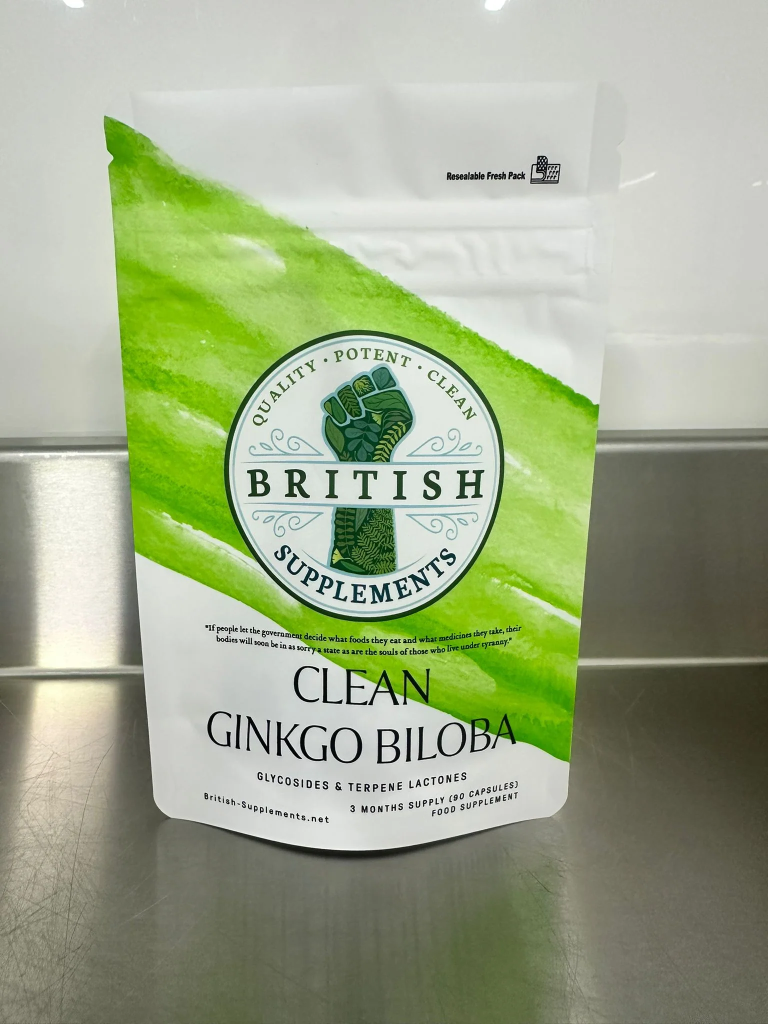 Clean Genuine Ginkgo Biloba Extract + Uptake Blend - Image 4