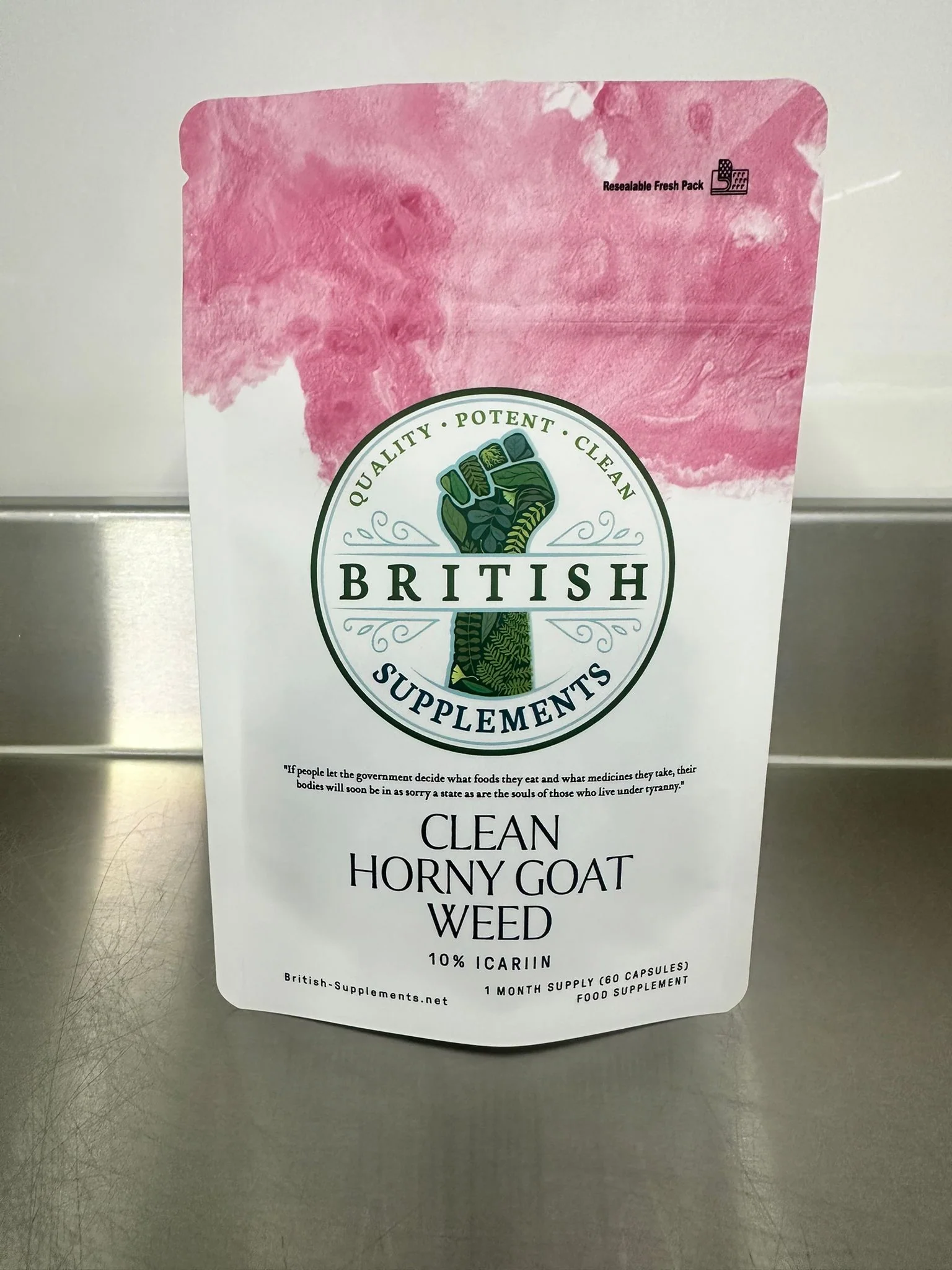Clean Genuine Horny Goat Weed (Epimedium) + Uptake Blend - Image 2