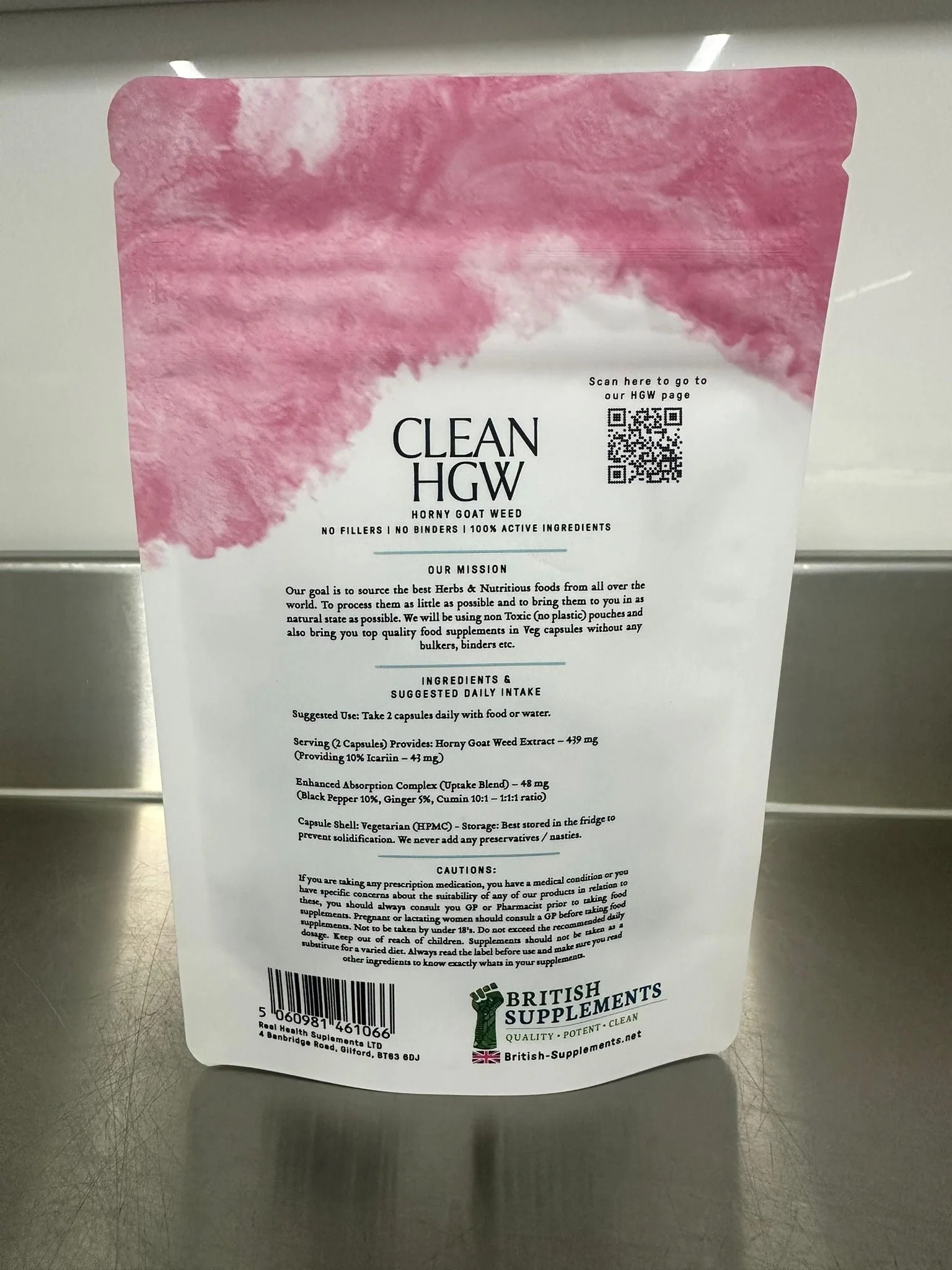 Clean Genuine Horny Goat Weed (Epimedium) + Uptake Blend - Image 5