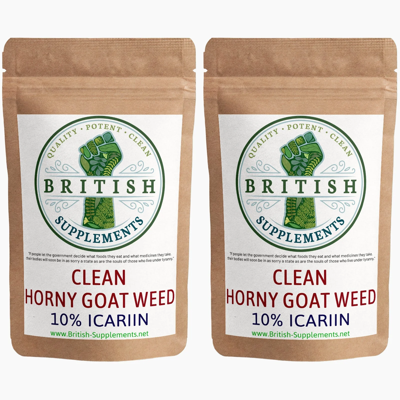 Clean Genuine Horny Goat Weed (Epimedium) + Uptake Blend - Image 6