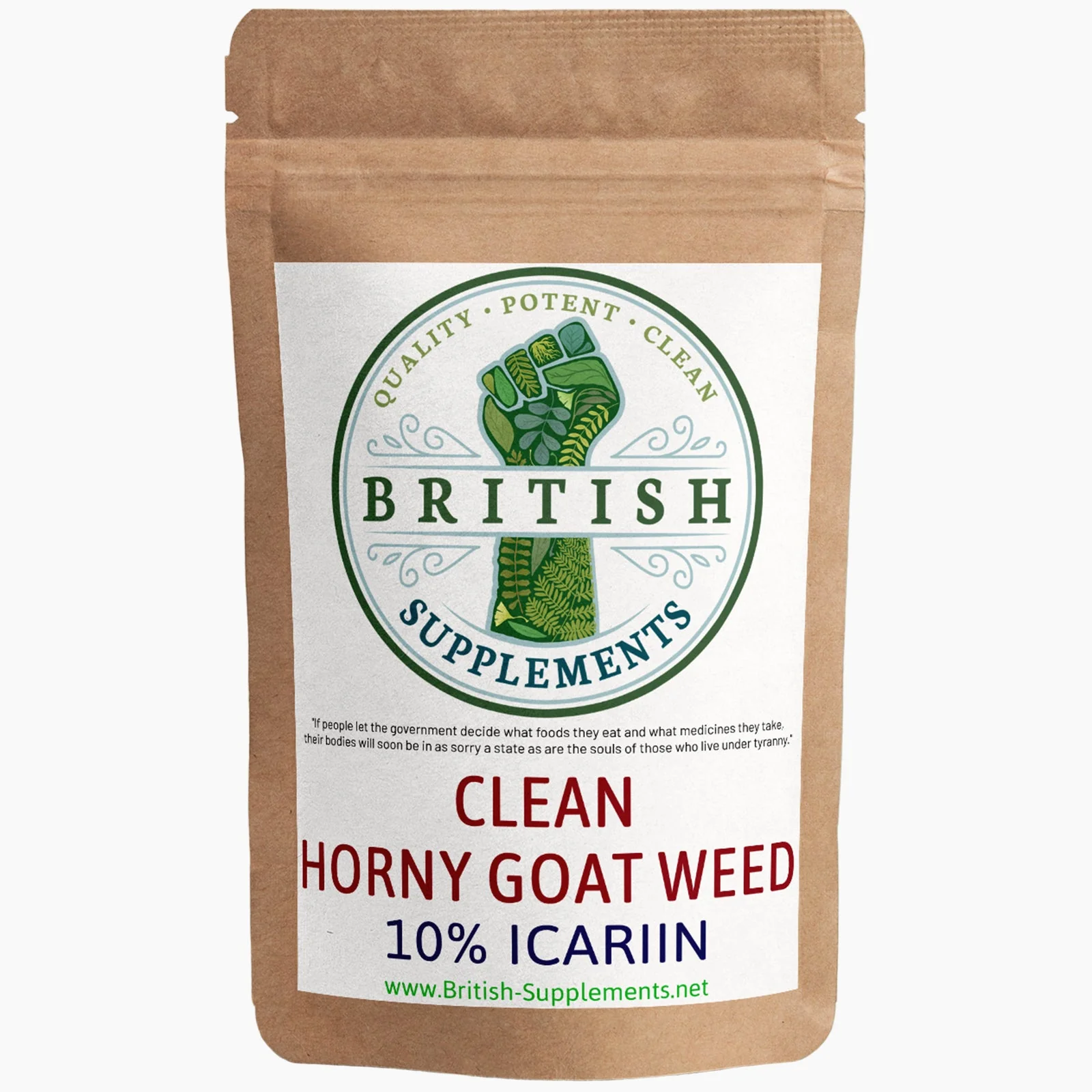 Clean Genuine Horny Goat Weed (Epimedium) + Uptake Blend - Image 7