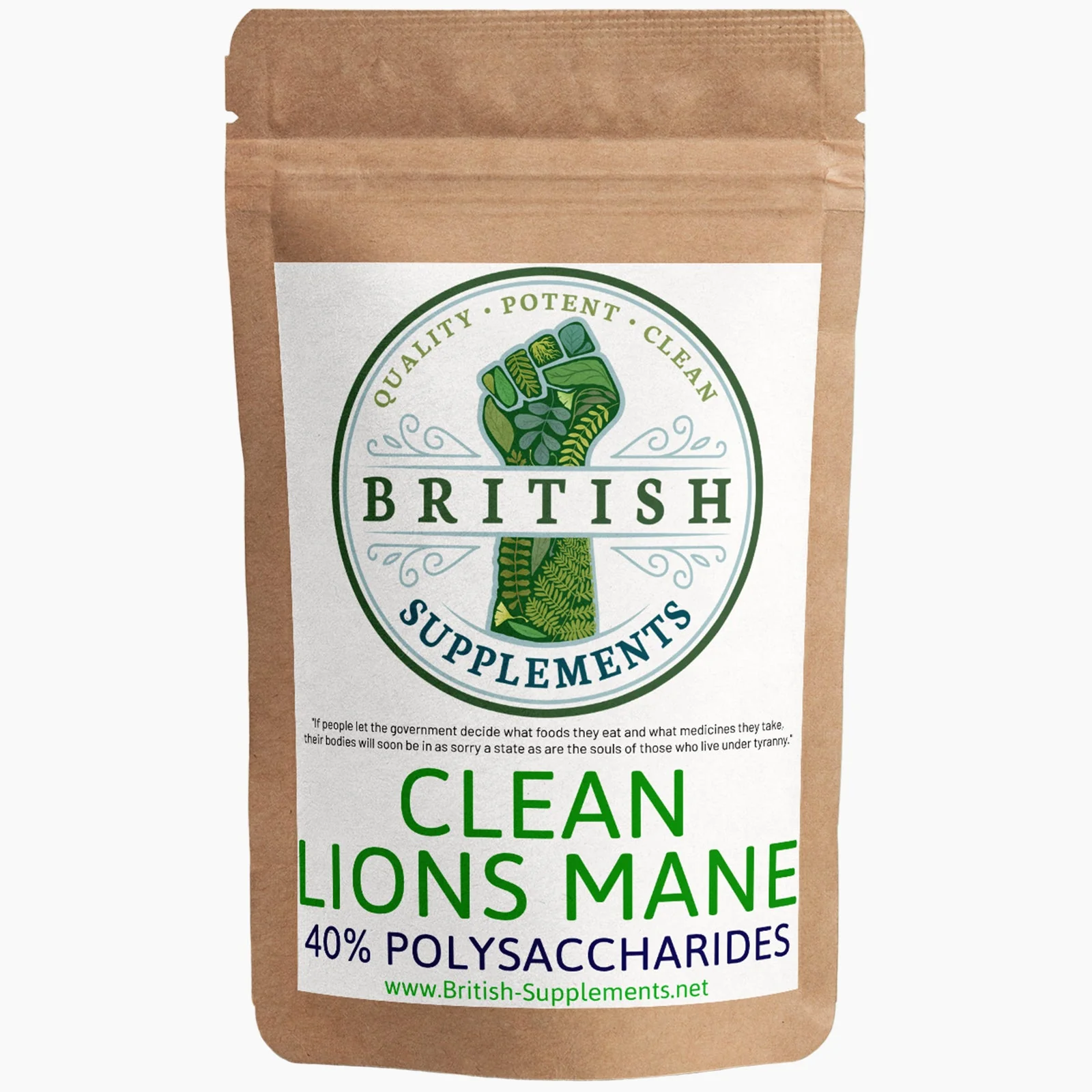 Clean Genuine Lions Mane Extract + Uptake Blend - Image 7