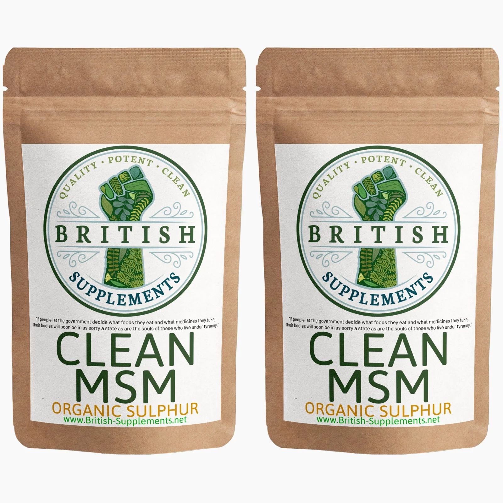 Clean Genuine MSM (Methylsulfonylmethane, Sulphar) 1,400mg Supplement - Image 6