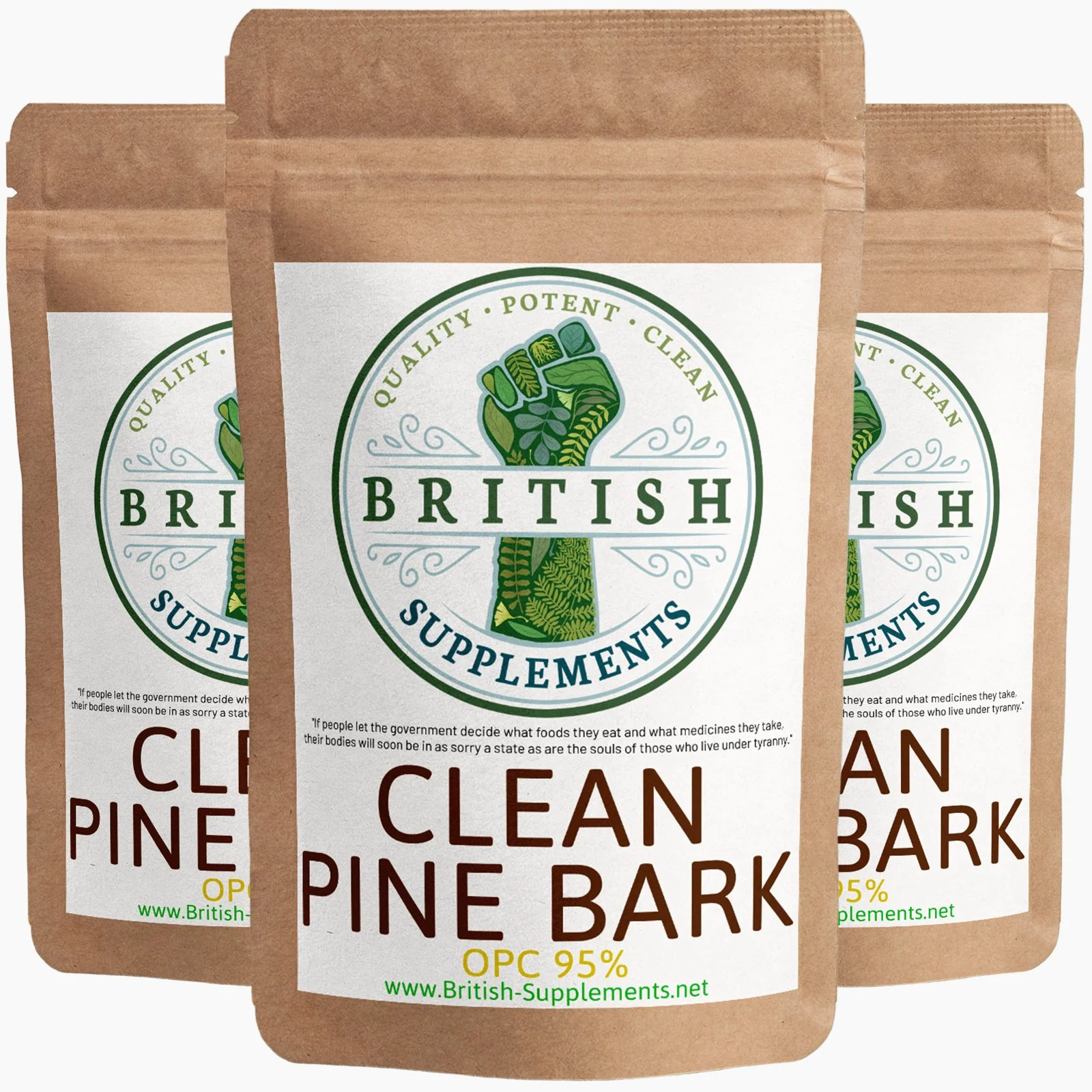 Clean Pine Bark OPC 95%