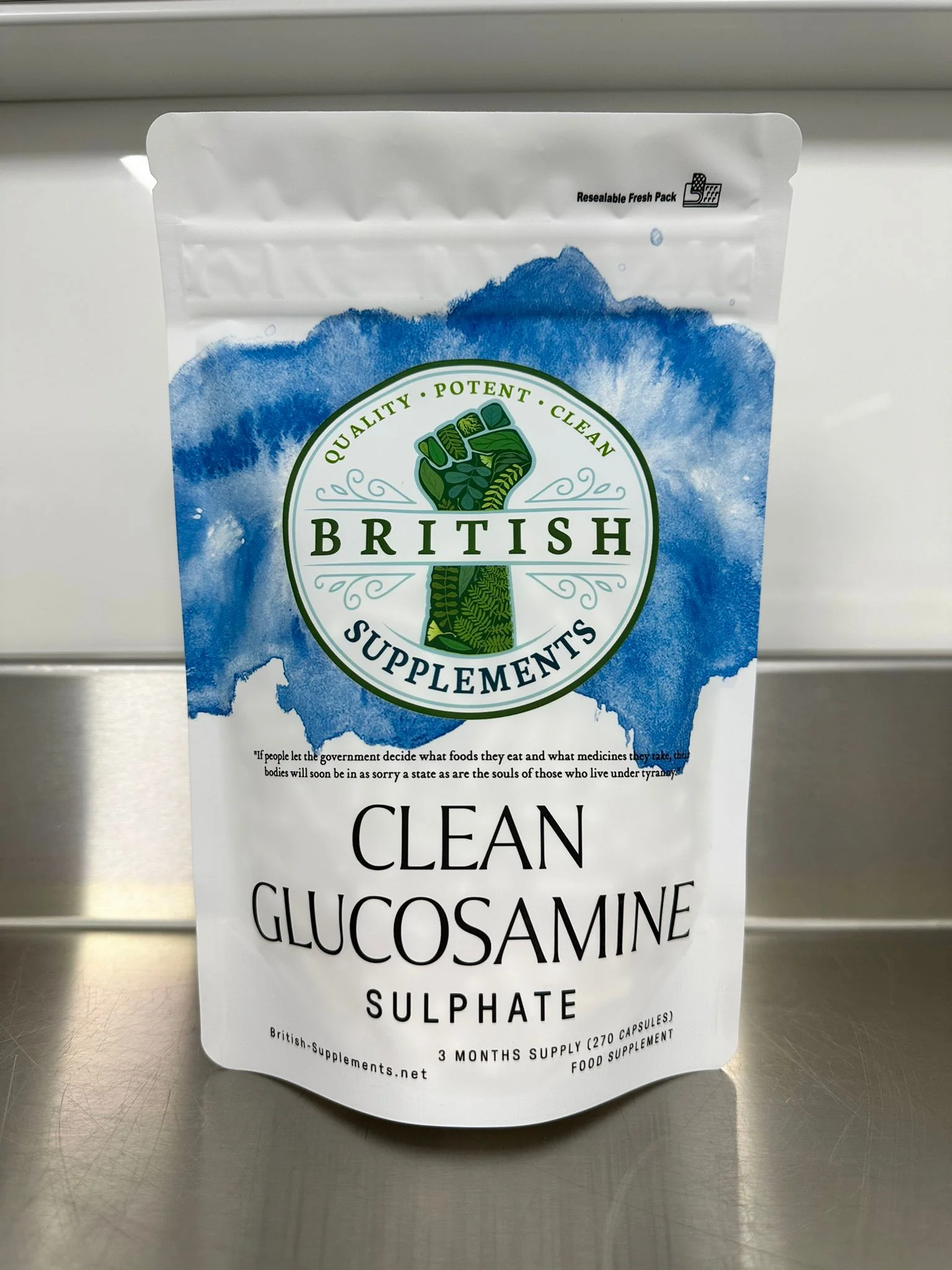 Clean Genuine Vegetarian Glucosamine in Veg Capsules - Image 3