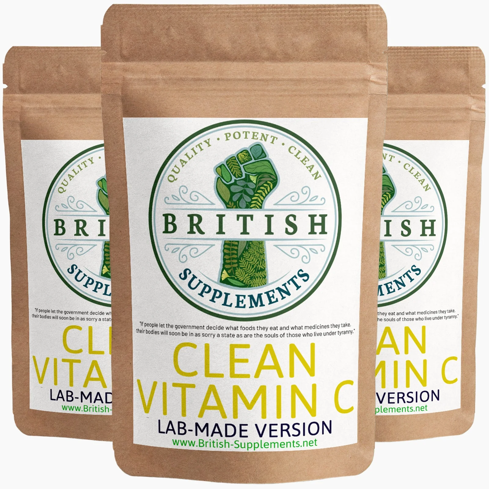 Clean Vitamin C (859mg) lab-made version
