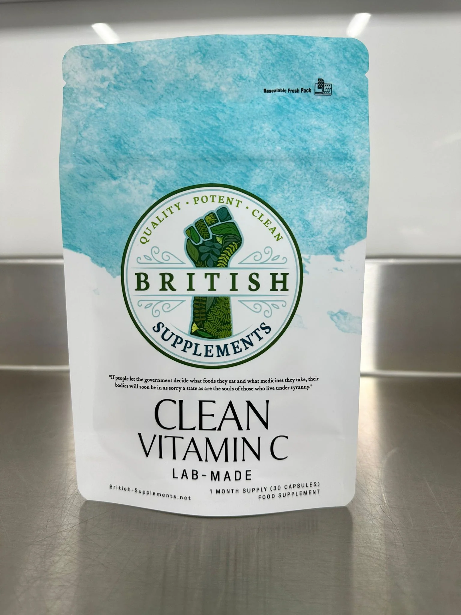 Clean Vitamin C (859mg) lab-made version - Image 2
