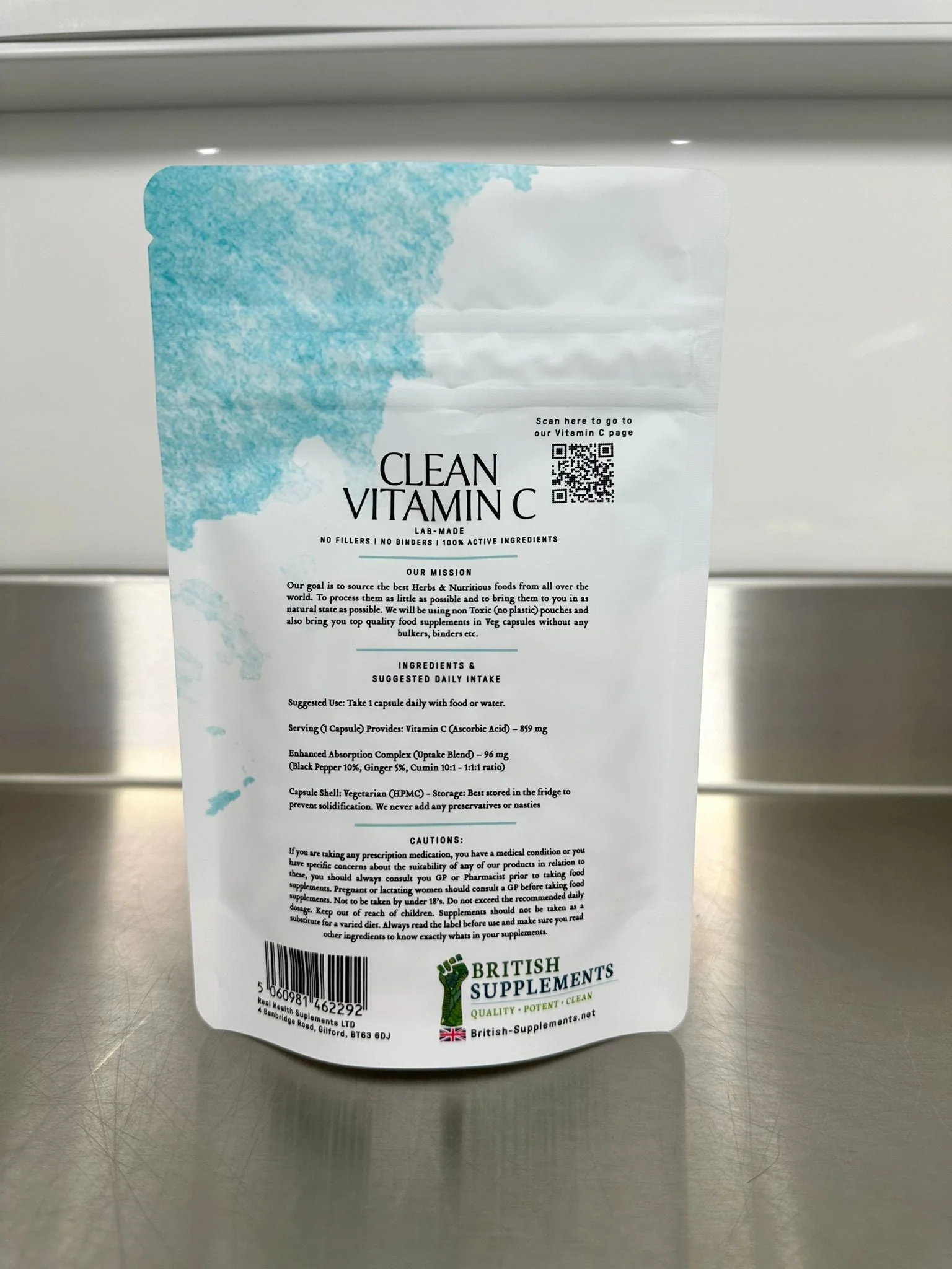Clean Vitamin C (859mg) lab-made version - Image 5