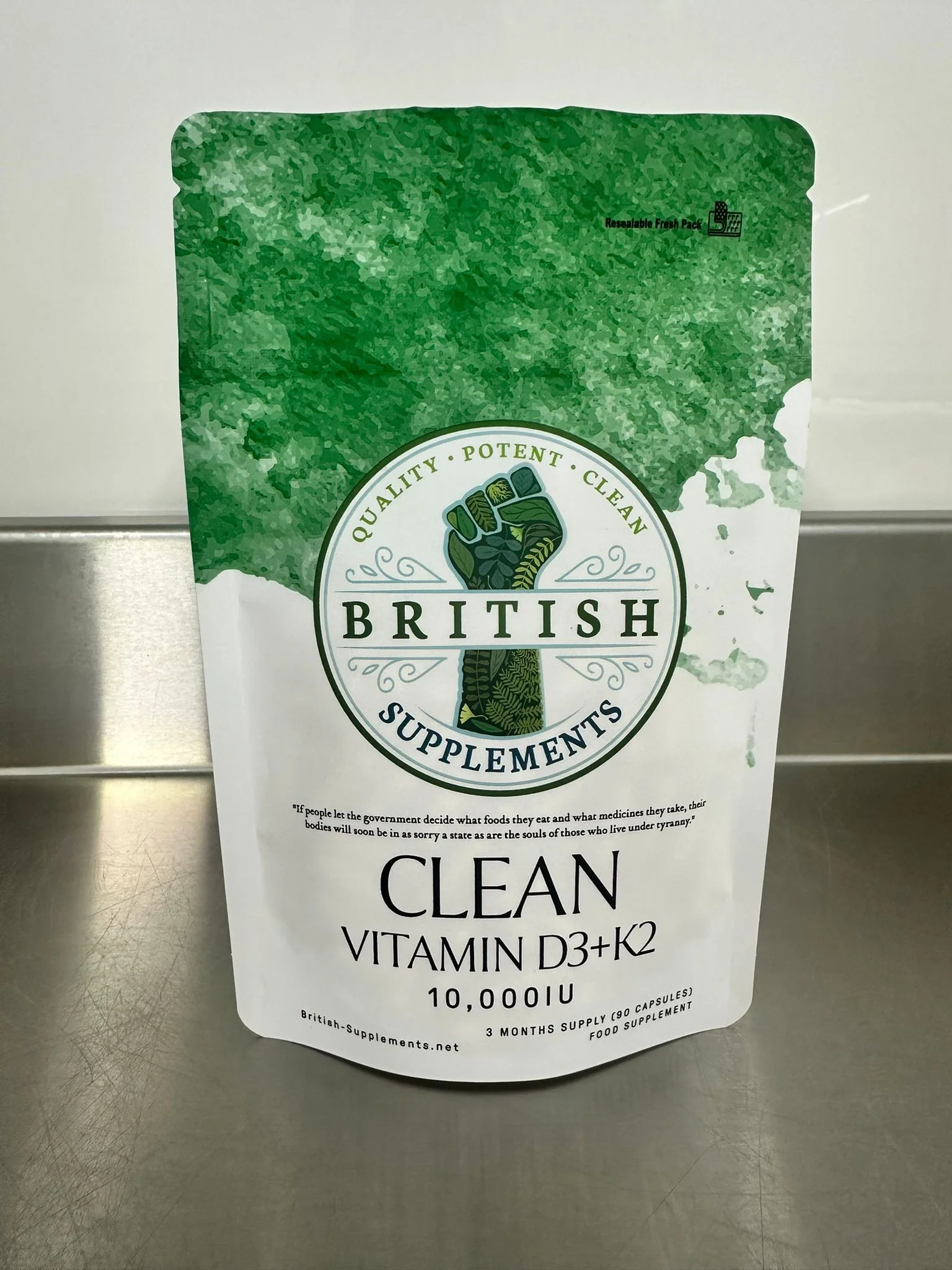 Clean Genuine Vitamin D3+K2 - Image 4